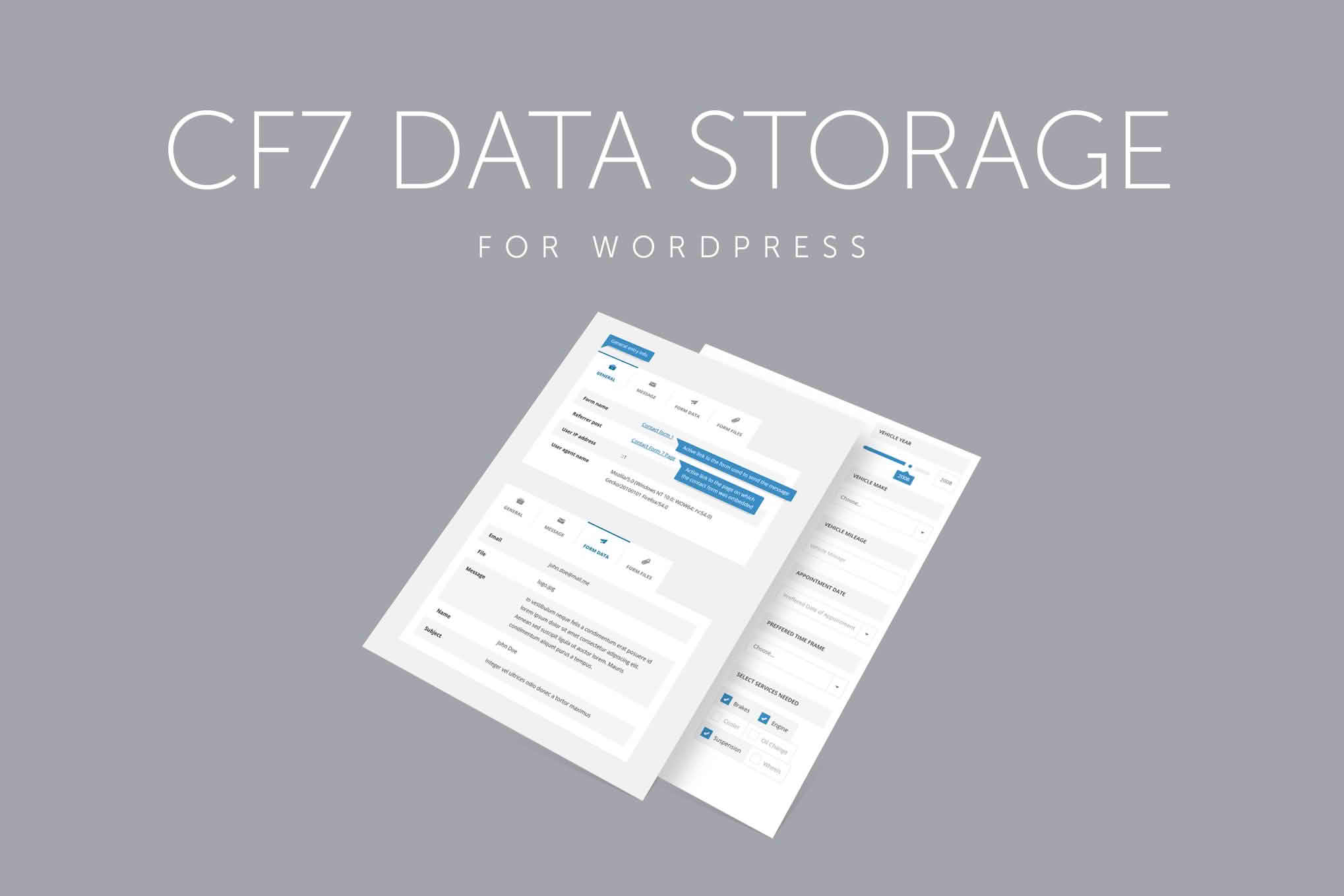 Download Contact Form 7 Data Storage