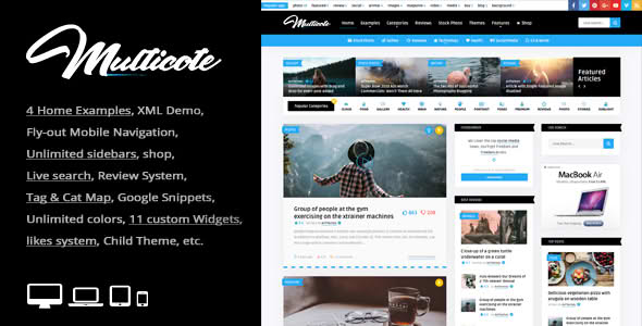 Download Multicote - Magazine and WooCommerce WordPress Theme GPL WordPress Plugin