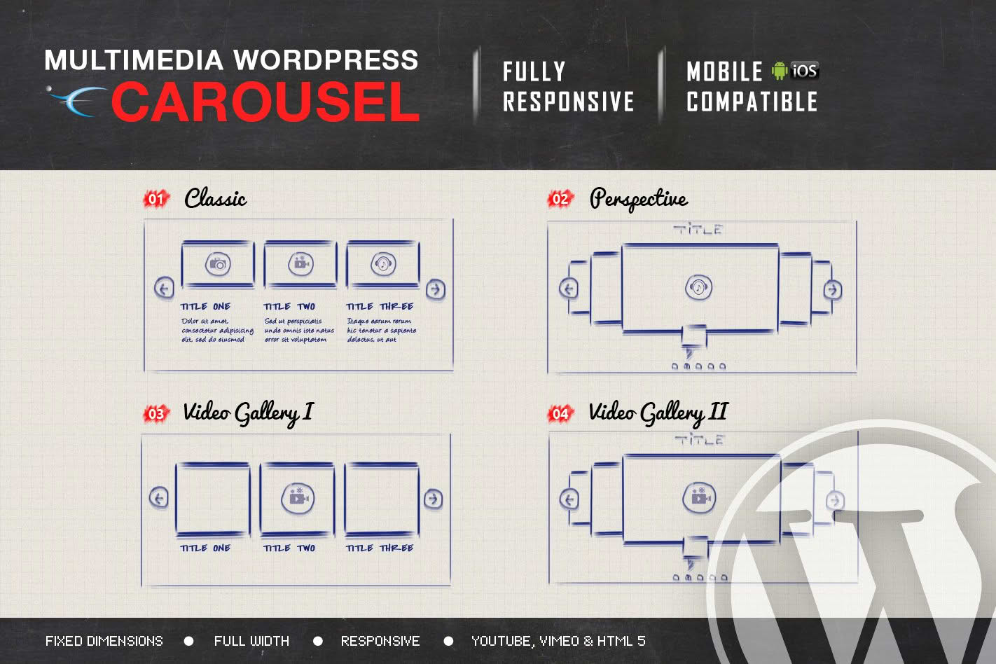 Download Multimedia Responsive Carousel - WordPress Plugin