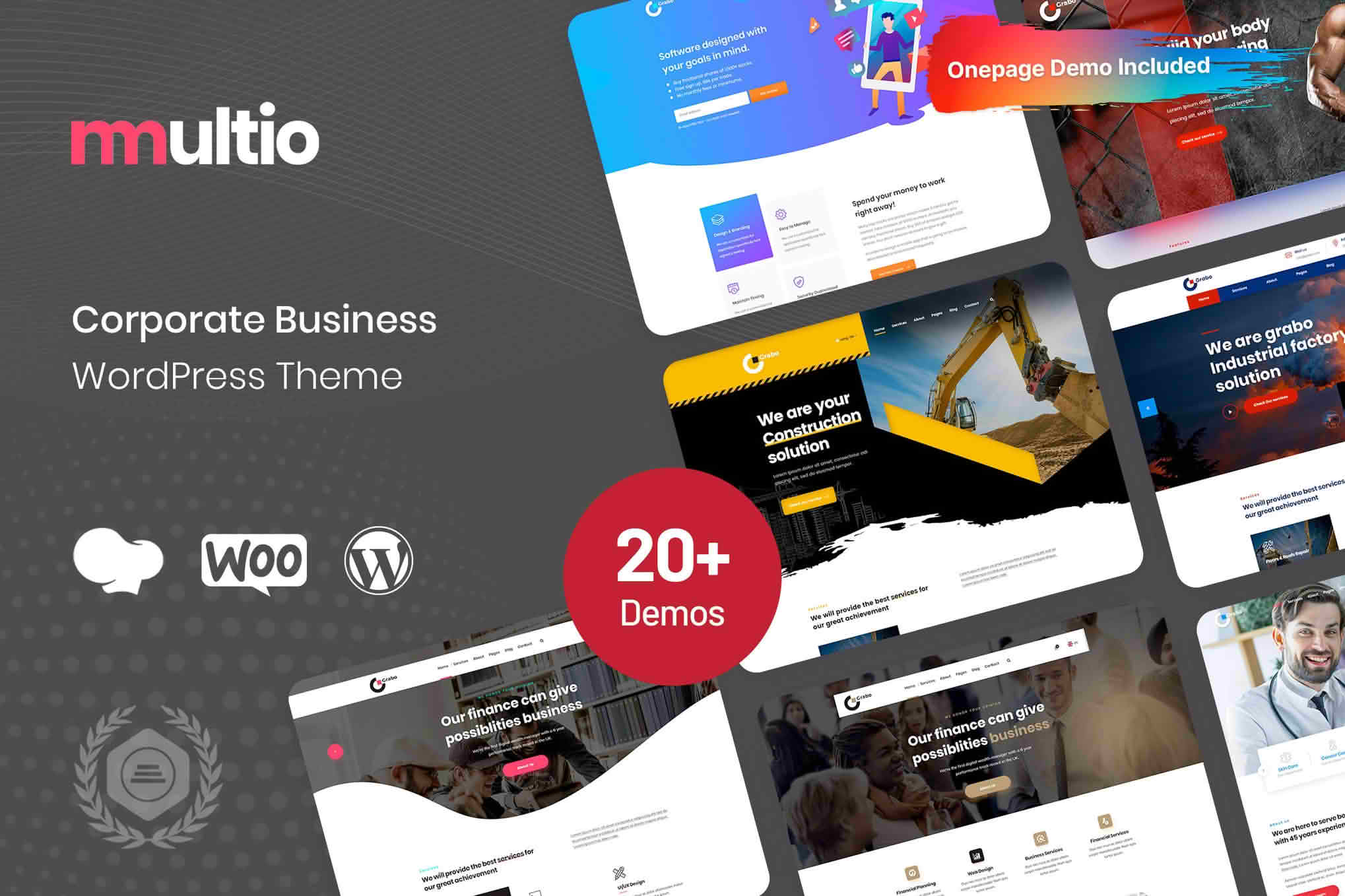 Download Multio - Corporate Business WordPress Theme GPL WordPress Plugin