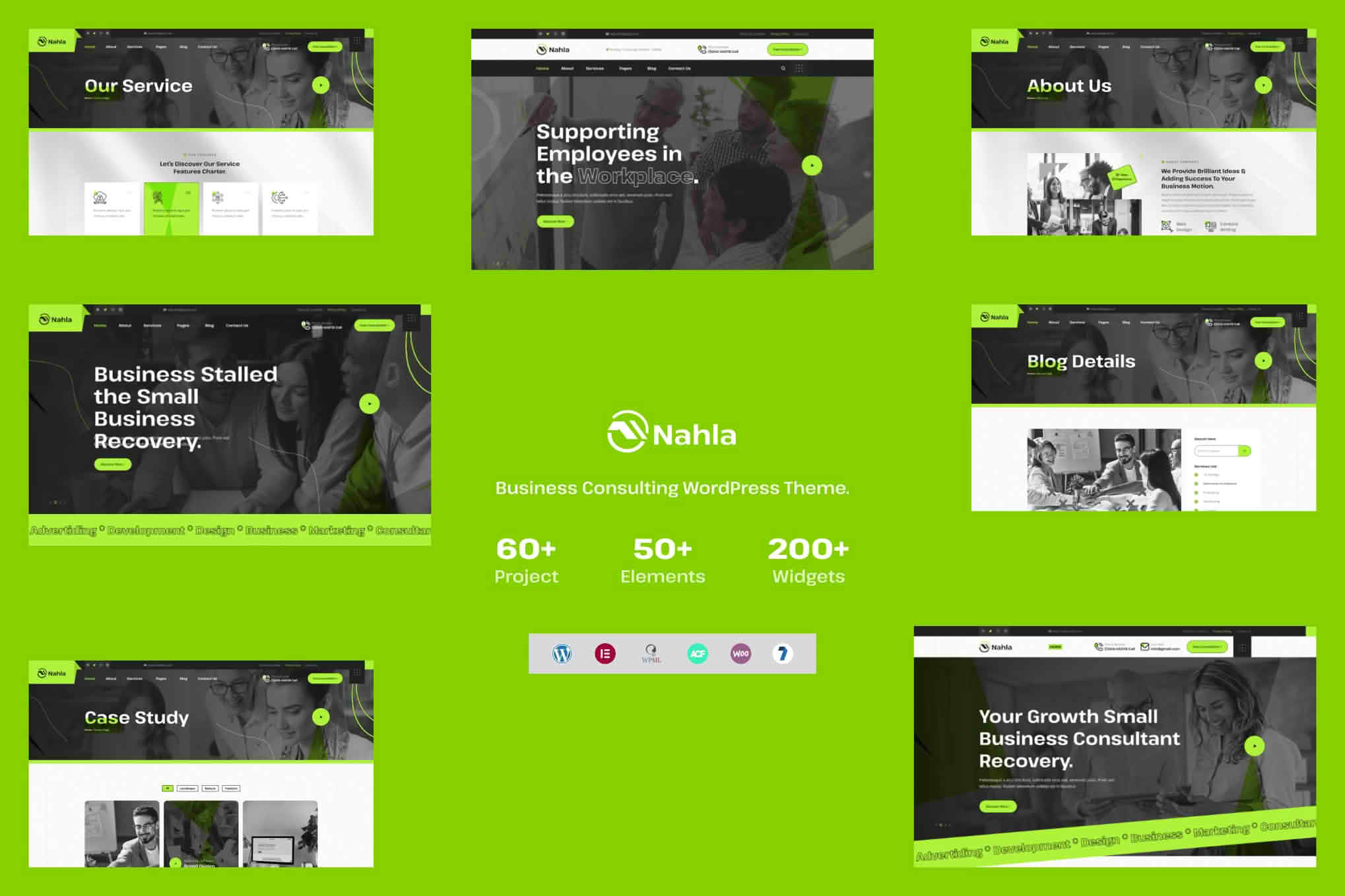 Download Nahla - Business Consulting WordPress Theme GPL WordPress Plugin