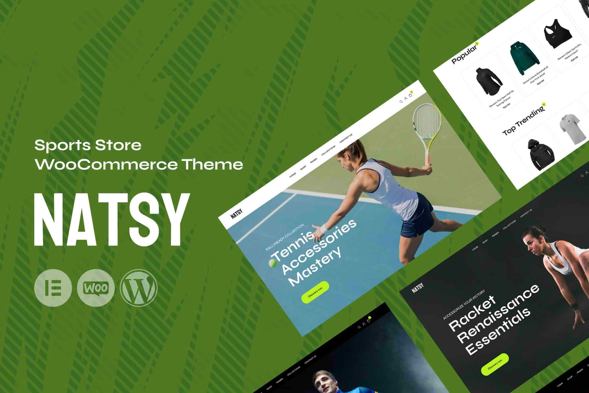Download Natsy - Sports Store WooCommerce Theme GPL WordPress Plugin