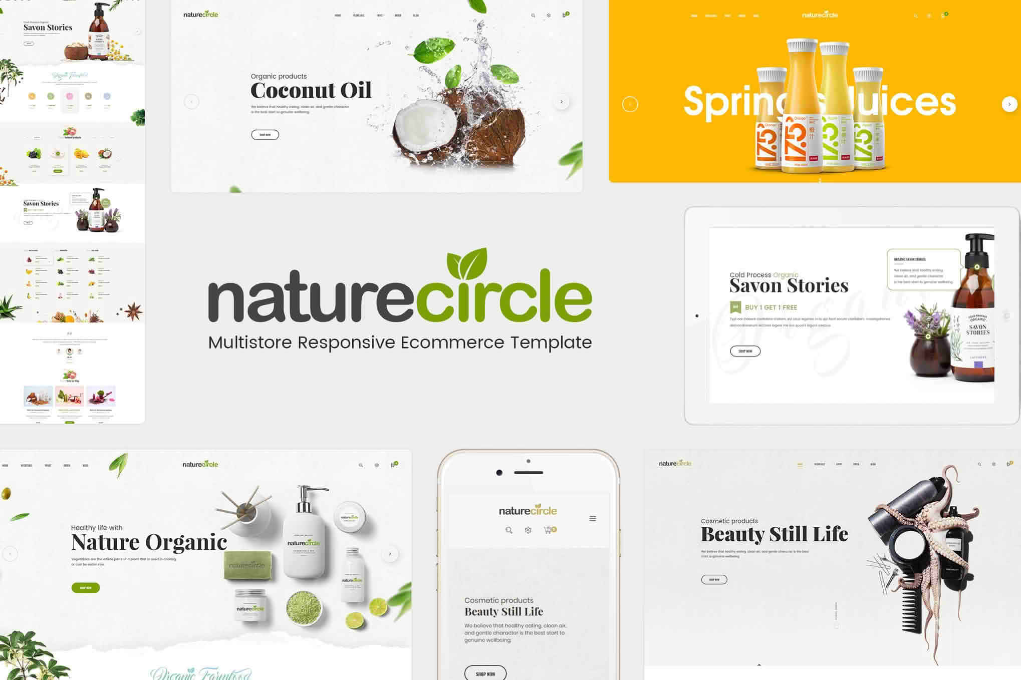 Download NatureCircle - Organic Theme for WooCommerce WordPress GPL WordPress Plugin