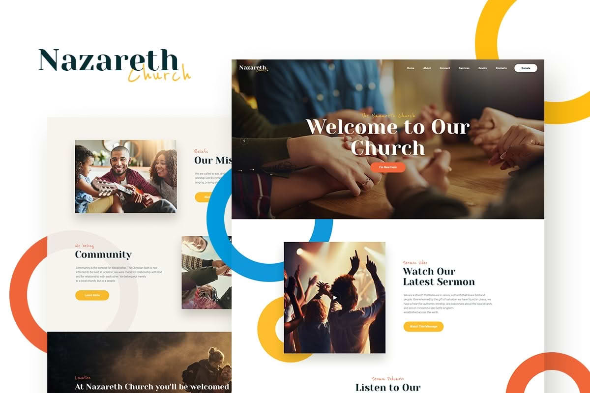 Download Nazareth | Church & Religion WordPress Theme GPL WordPress Plugin