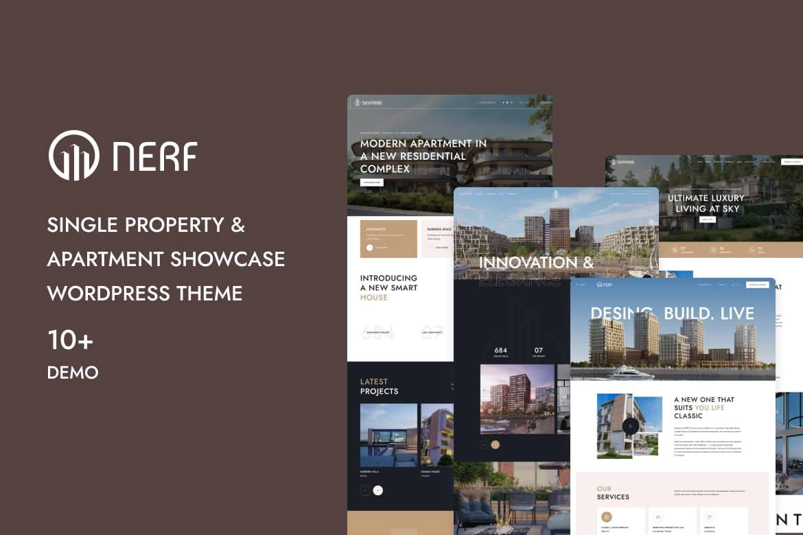 Download Nerf - Single Property WordPress Theme GPL WordPress Plugin