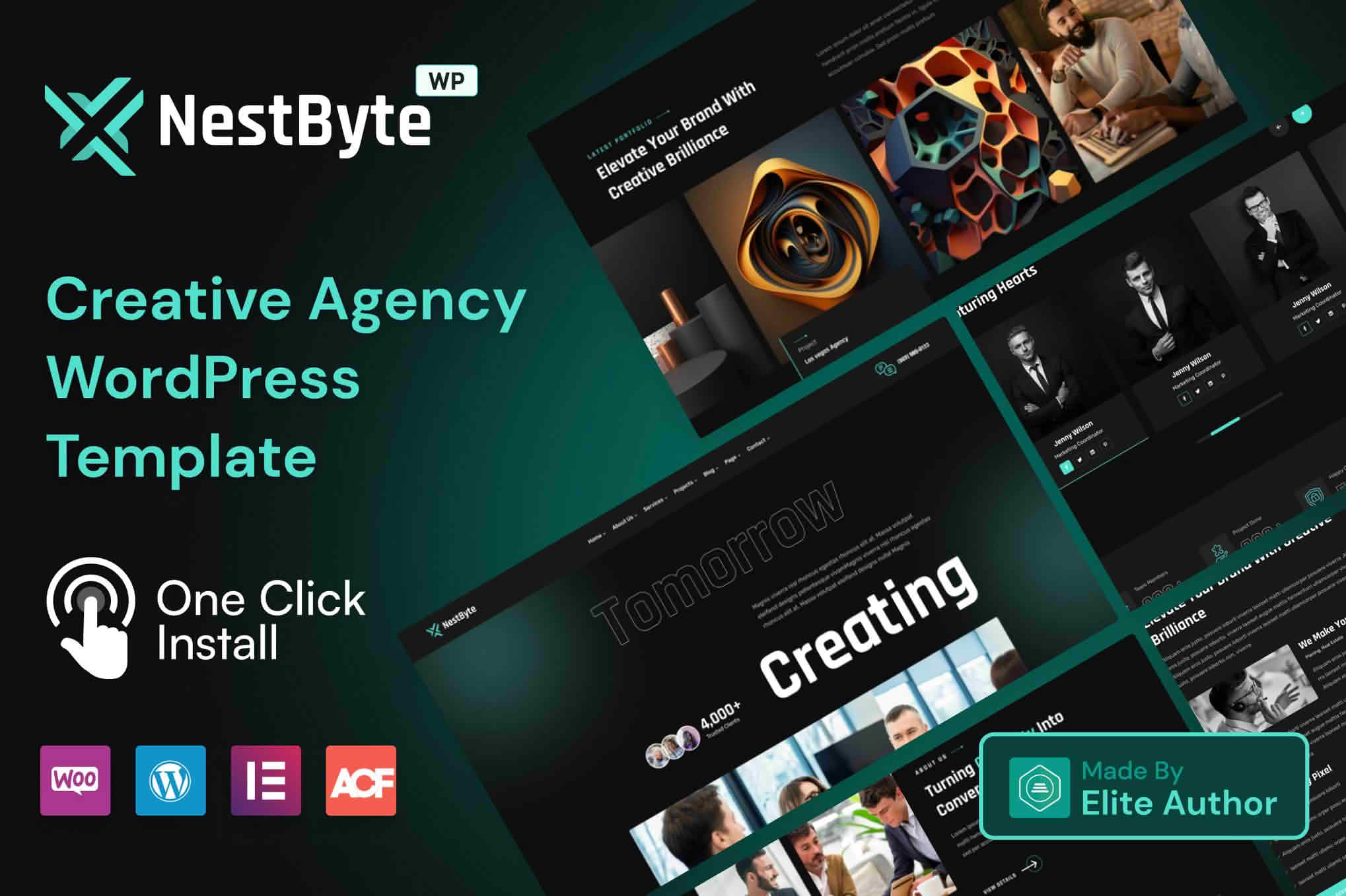 Download Nestbyte- Creative Agency and Startup WordPress Theme GPL WordPress Plugin