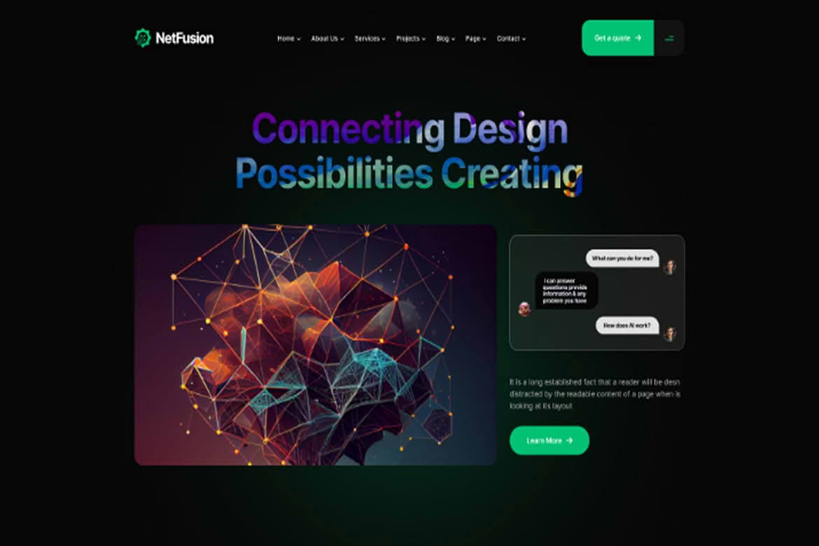 Download NetFusion - AI Powered Startup & Technology Theme GPL WordPress Plugin
