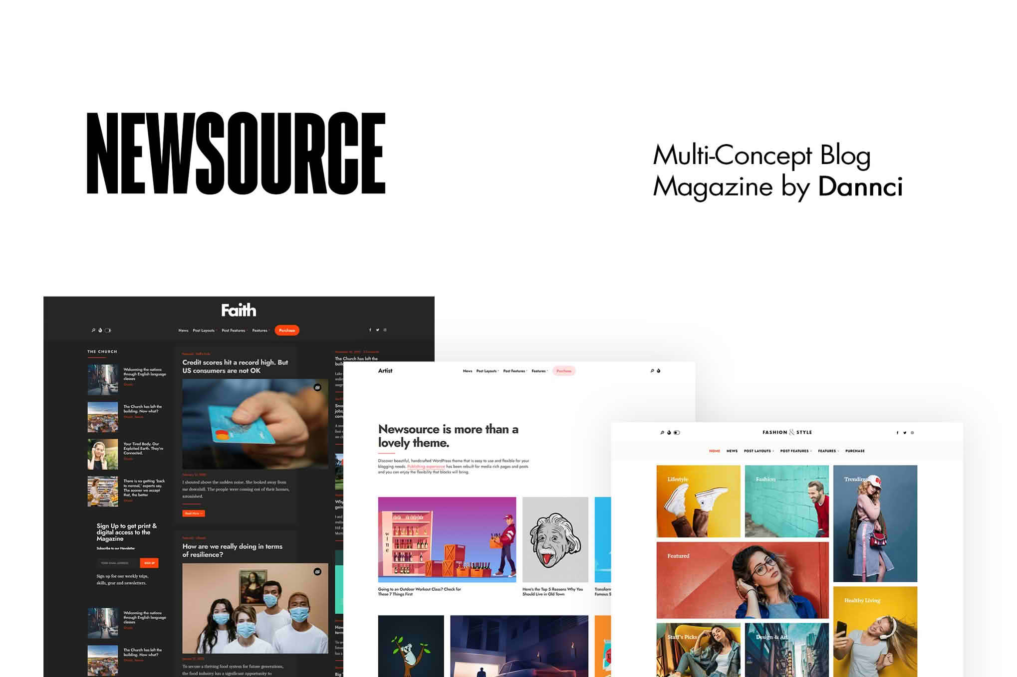 Download Newsource - Multi-Concept Blog & Magazine WordPress Theme GPL WordPress Plugin