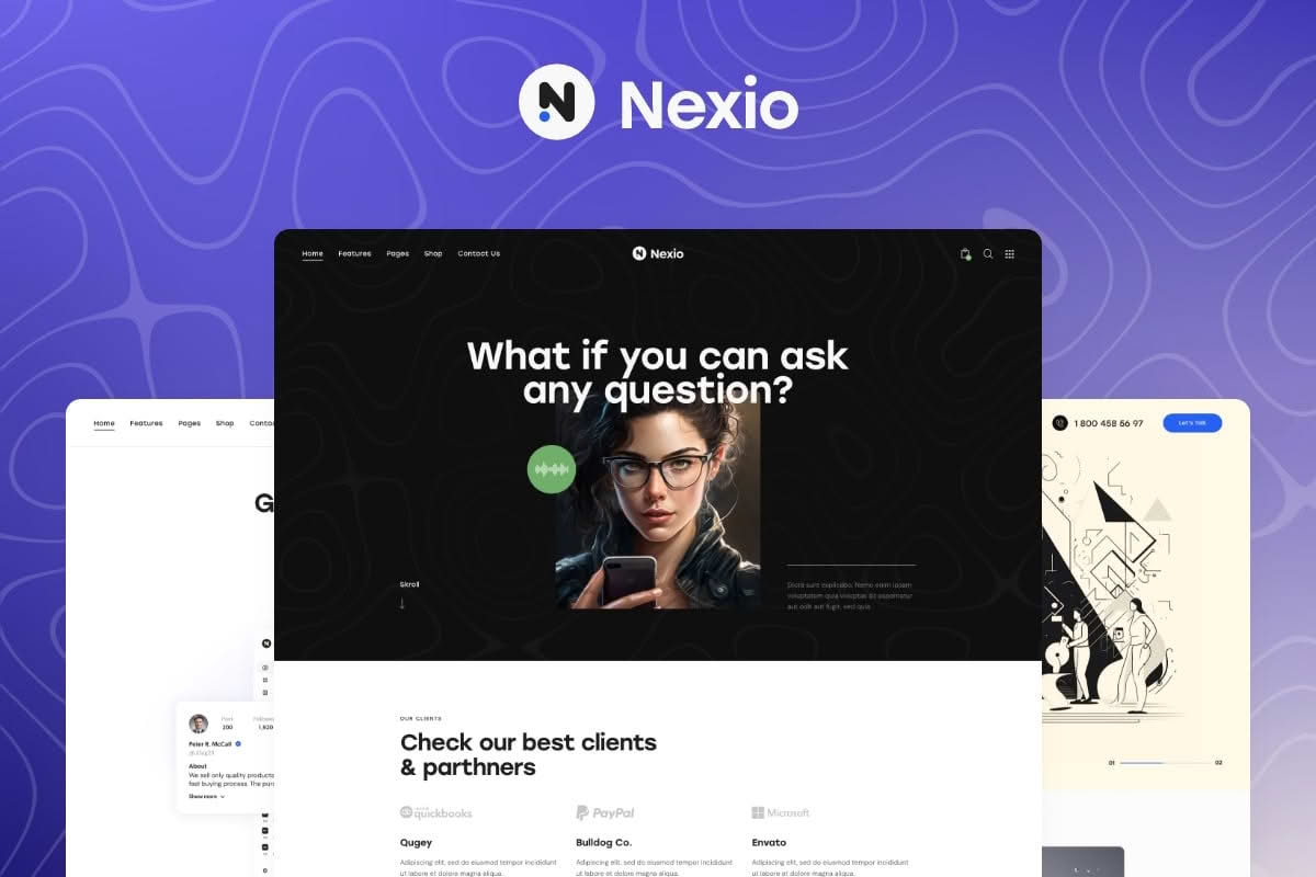 Download Nexio - Digital Agency Creative WordPress Theme GPL WordPress Plugin