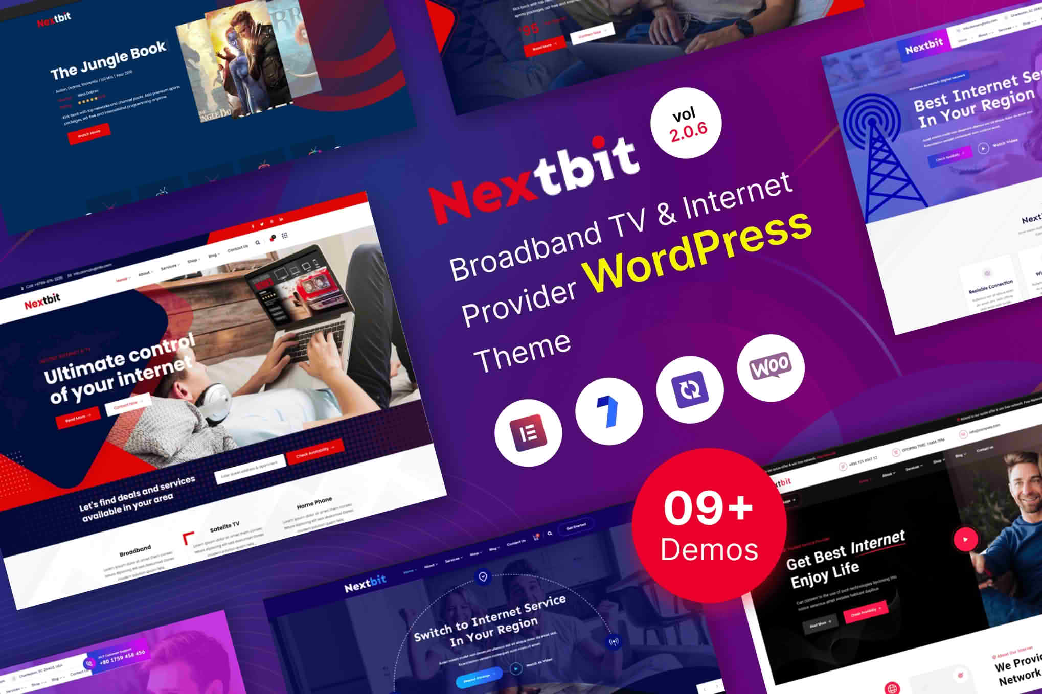 Download Nextbit - TV & Internet WordPress Theme GPL WordPress Plugin