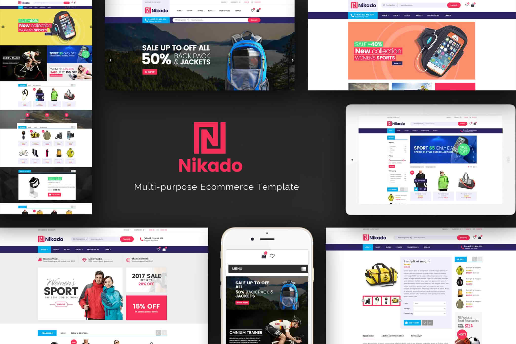 Download Nikado - Responsive Theme for WooCommerce WordPress GPL WordPress Plugin
