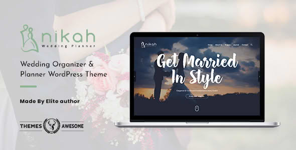 Download Nikah | Wedding Organizer & Planner GPL WordPress Plugin