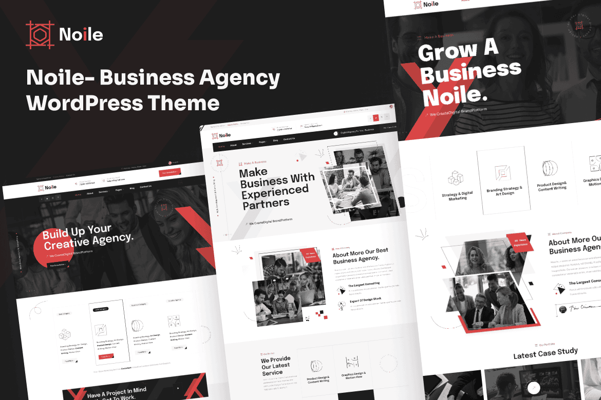 Download Noile - Business Agency WordPress Theme GPL WordPress Plugin