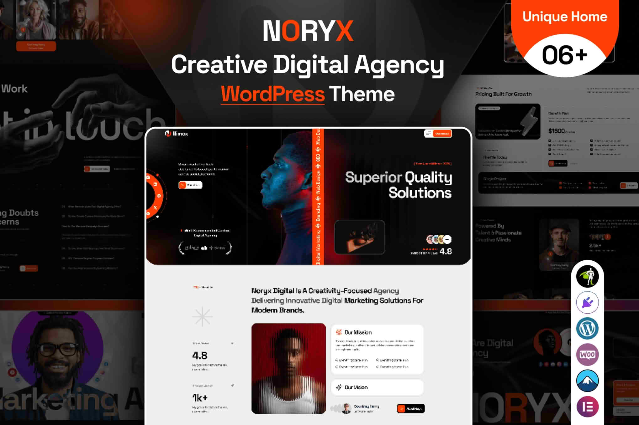 Noryx - Digital Agency & Creative WordPress Theme