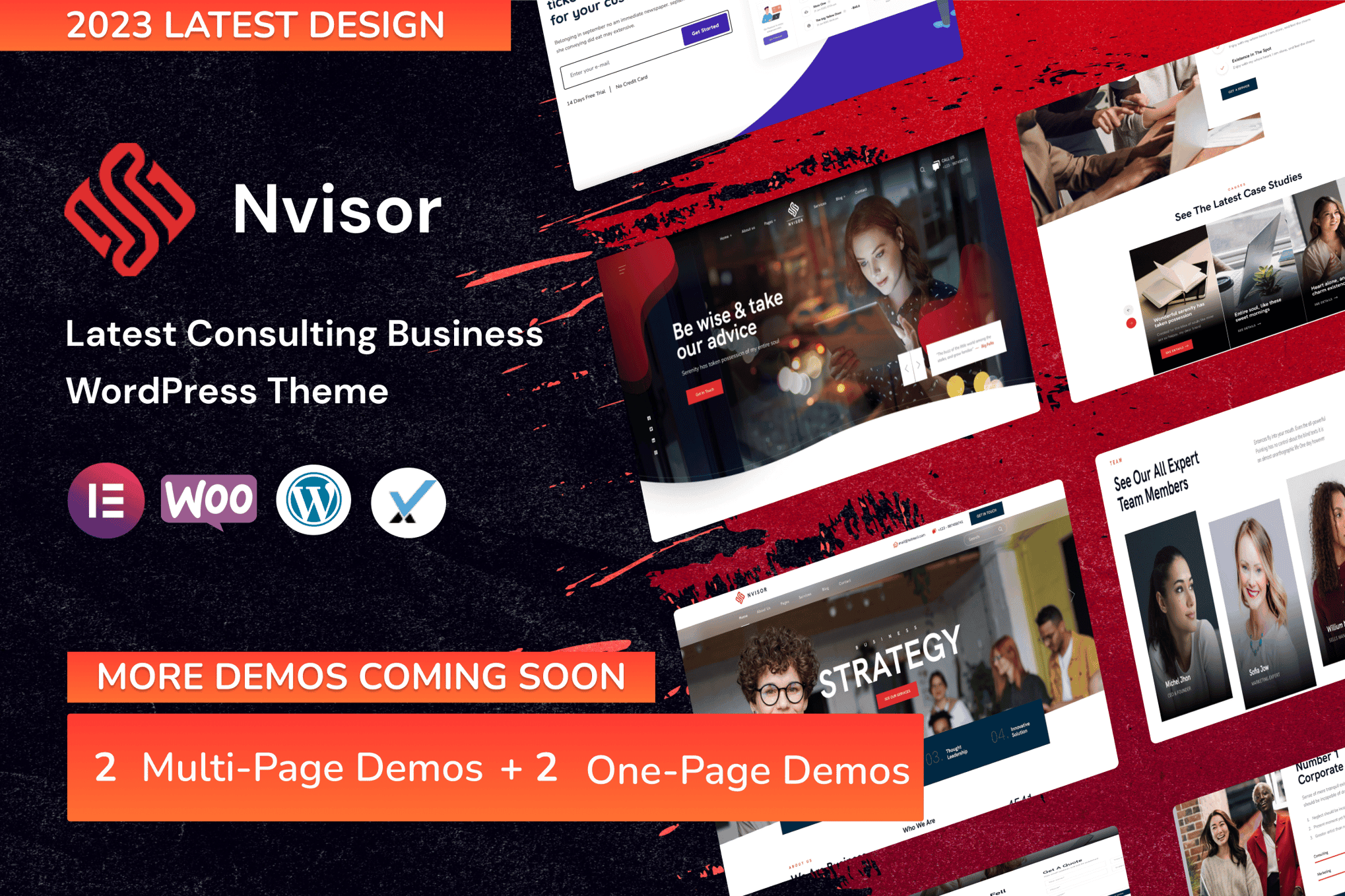 Download Nvisor - Business Consulting WordPress GPL WordPress Plugin