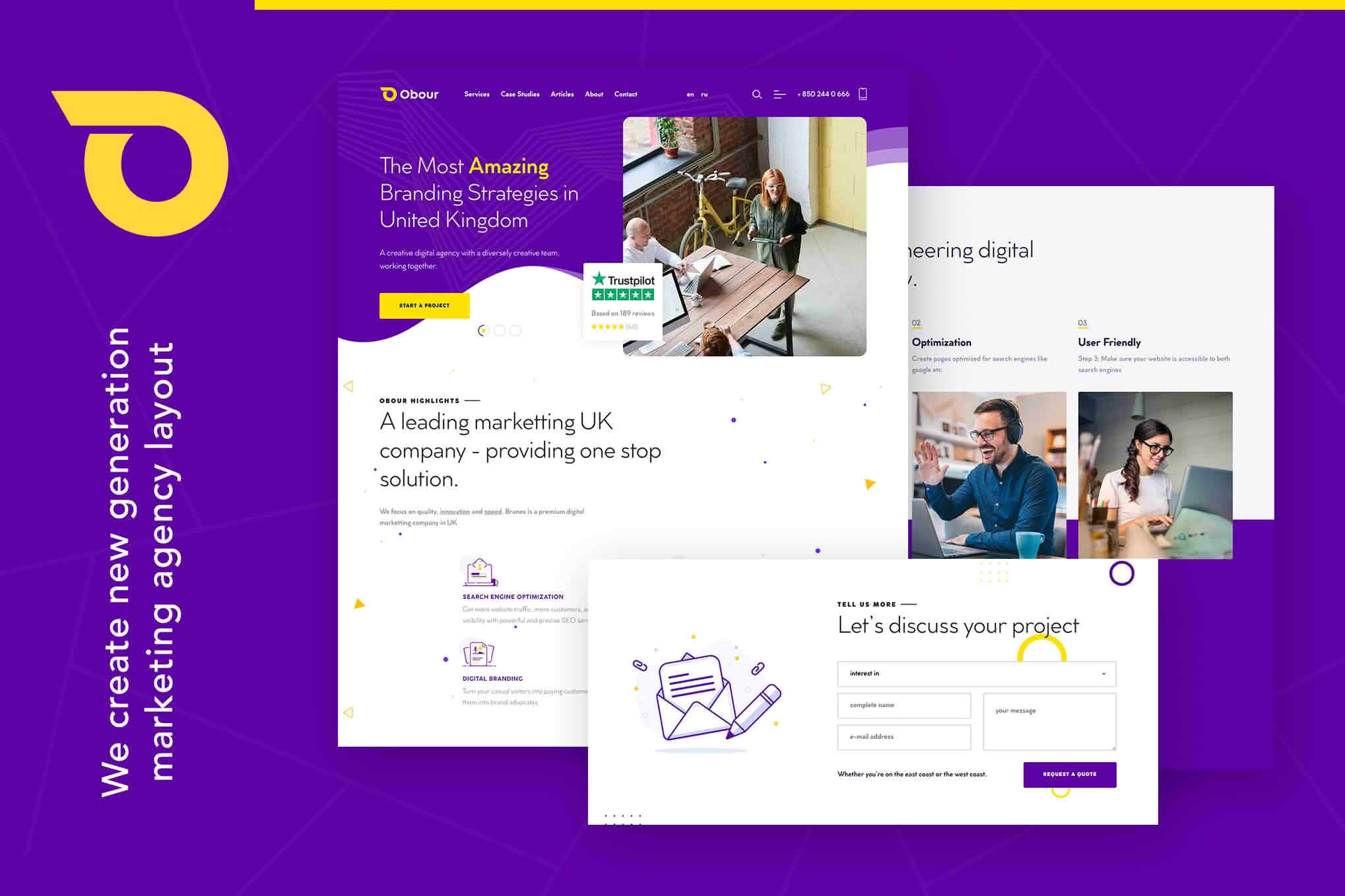 Download Obour | Digital Marketing Agency WordPress Theme GPL WordPress Plugin