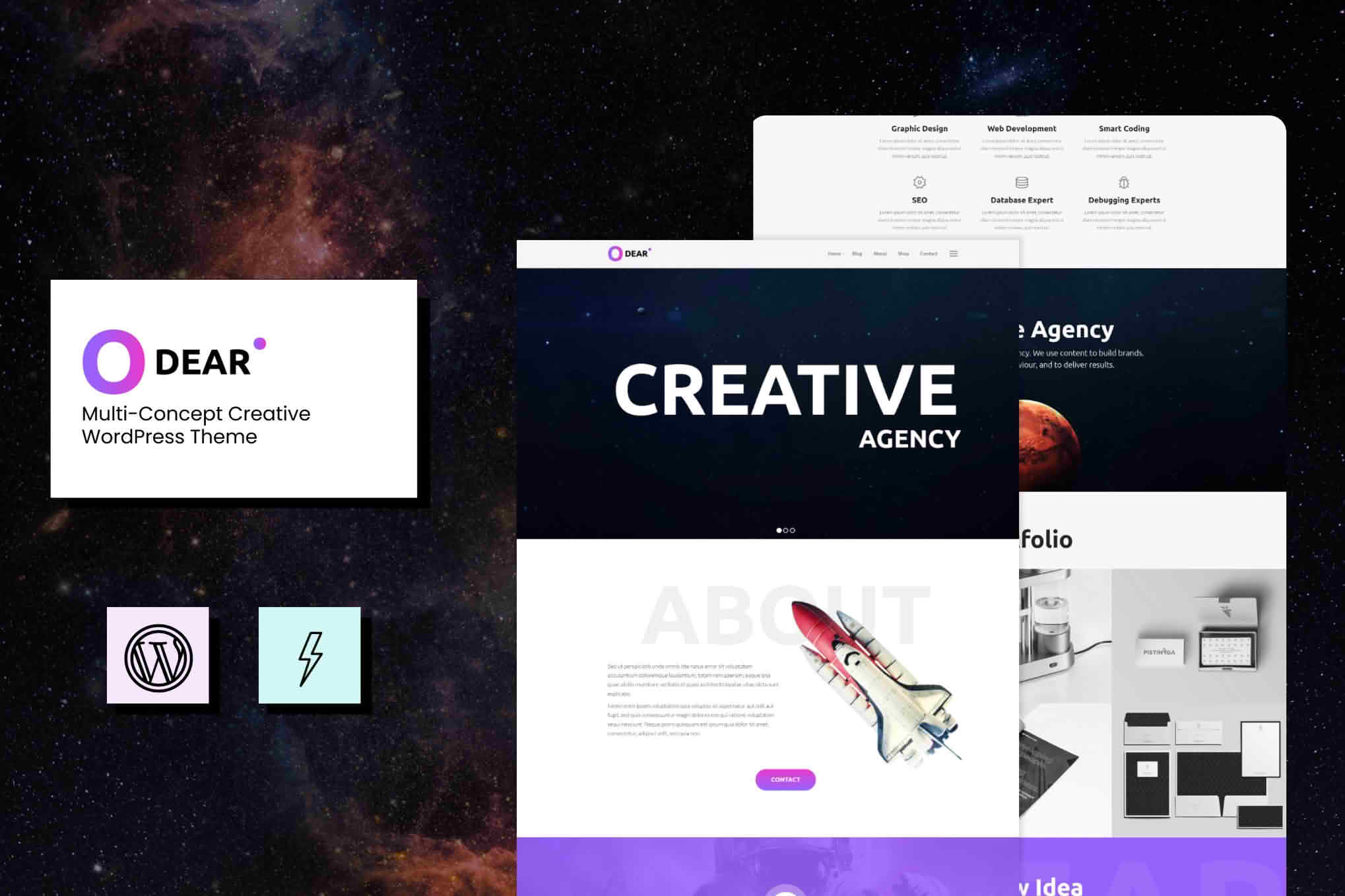 Download Odear - Multi-Concept Creative WordPress Theme GPL WordPress Plugin