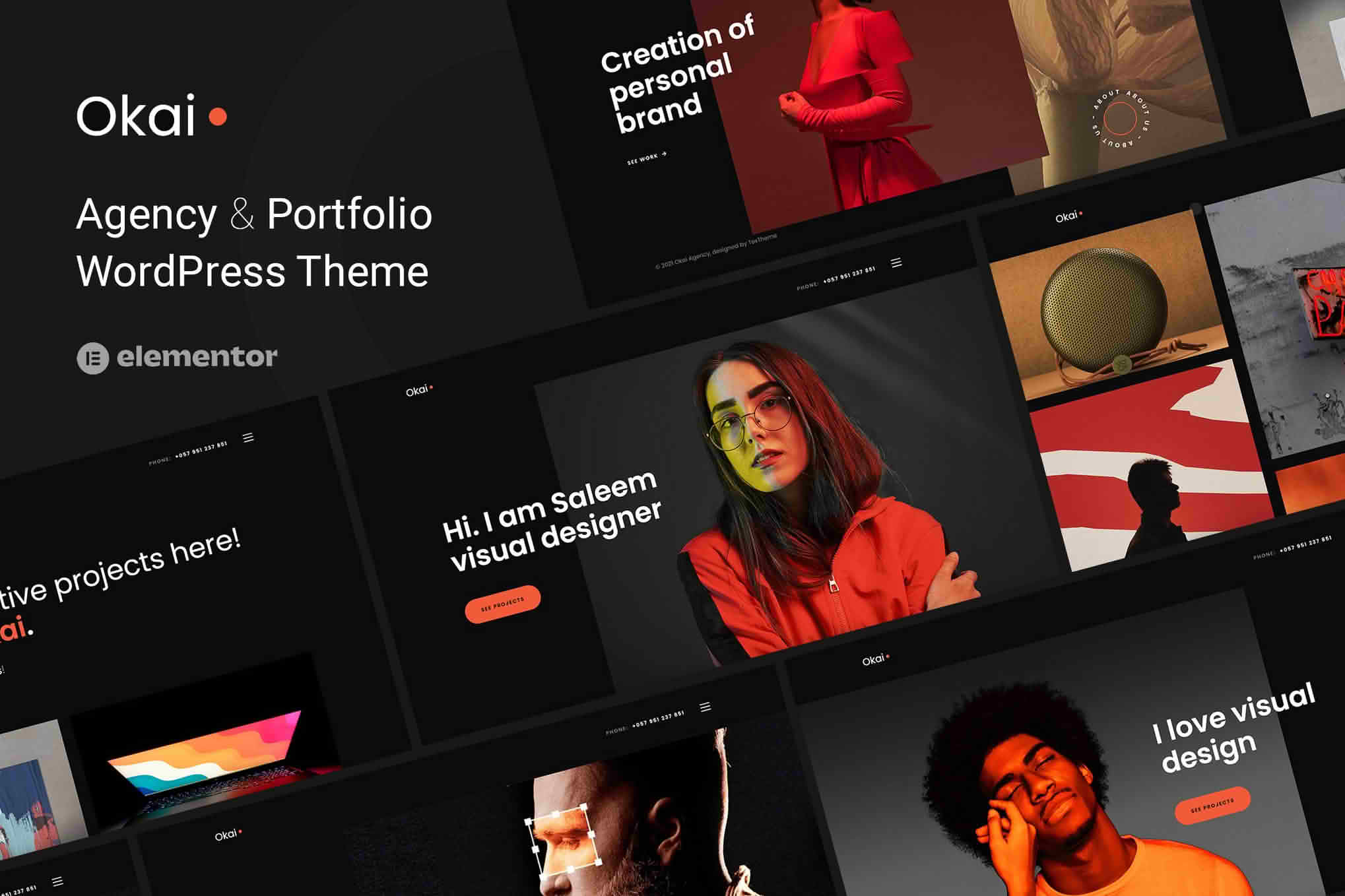 Okai - Creative Portfolio WordPress Theme