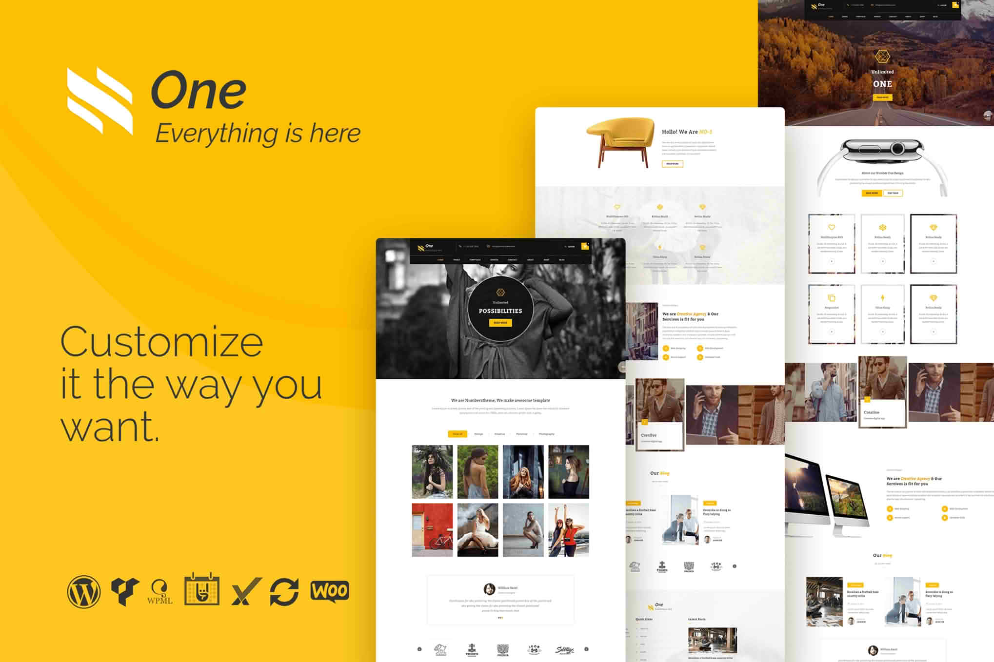 Download One - Business Agency Events WooCommerce Theme GPL WordPress Plugin