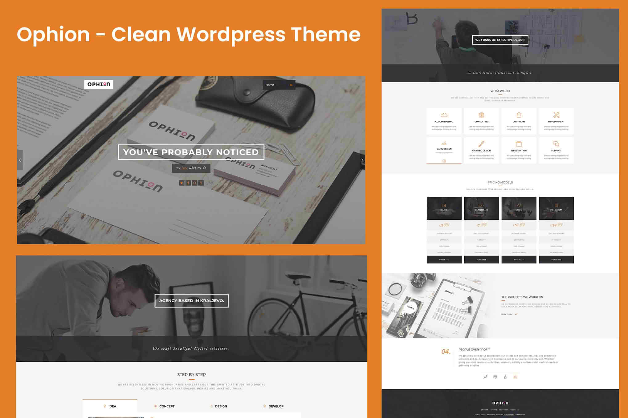 Download Ophion - Clean WordPress Theme GPL WordPress Plugin
