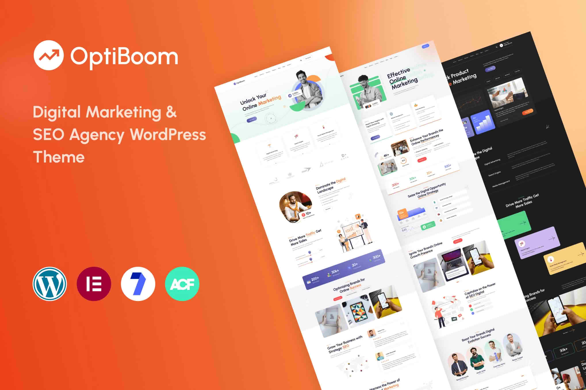 Download OptiBoom – Digital Marketing & SEO Agency WordPress Theme GPL WordPress Plugin