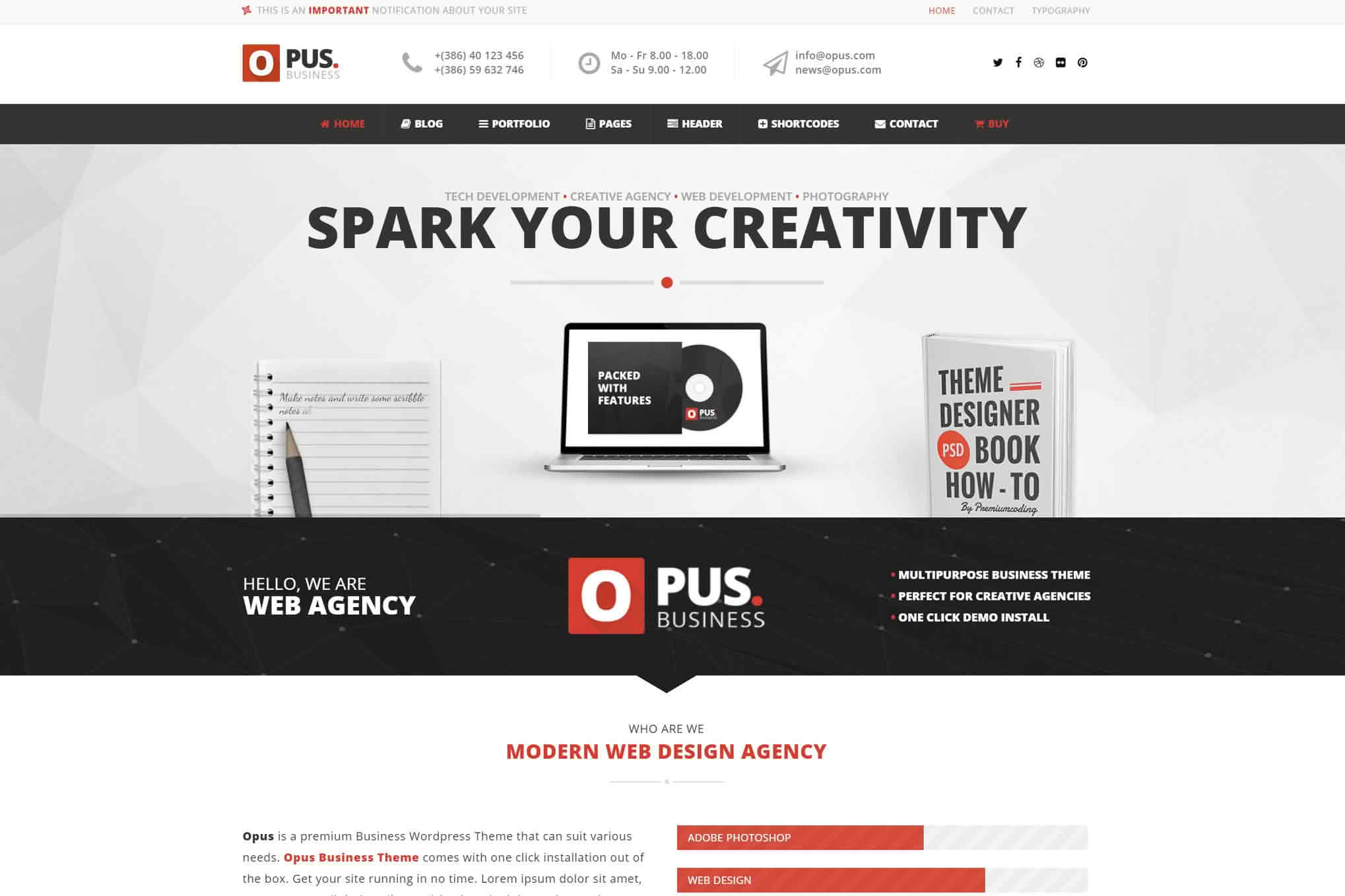 Download Opus Business - Multipurpose Business WordPress Theme GPL WordPress Plugin