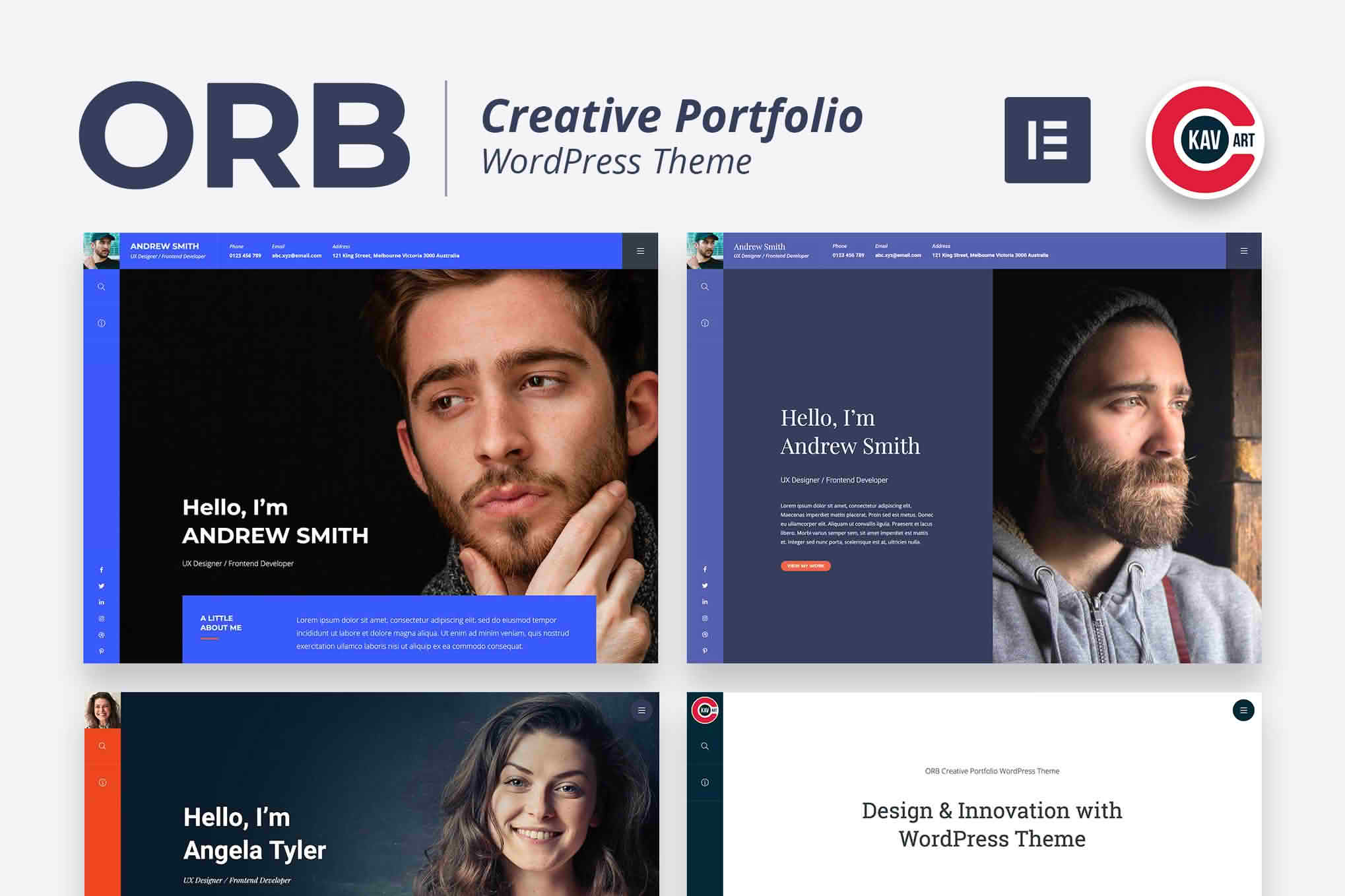 Download ORB - Creative Portfolio WordPress Theme GPL WordPress Plugin