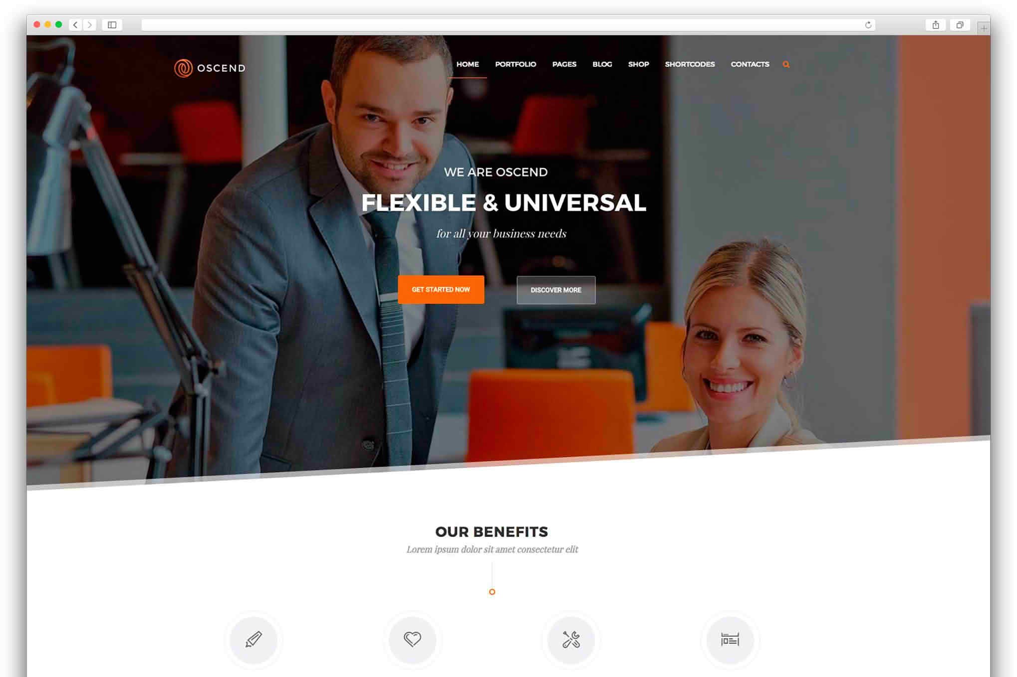 Download Oscend pluse - WordPress Theme GPL WordPress Plugin