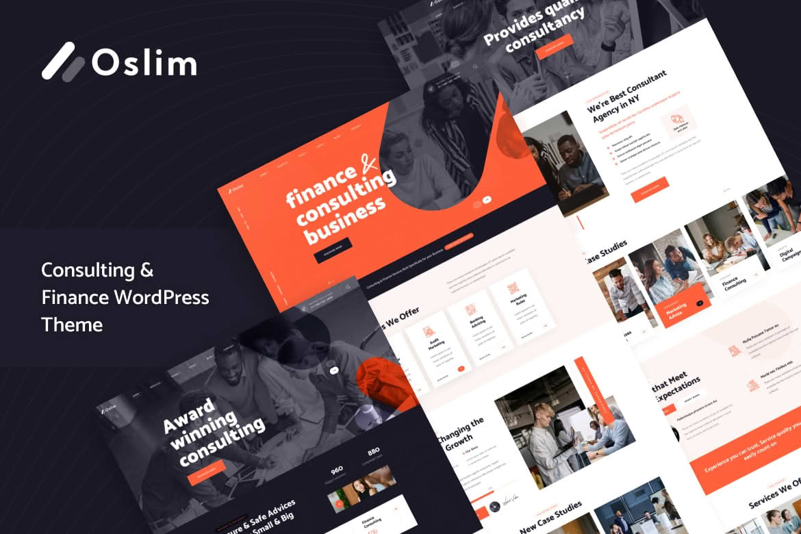 Download Oslim - Consulting & Finance WordPress Theme GPL WordPress Plugin