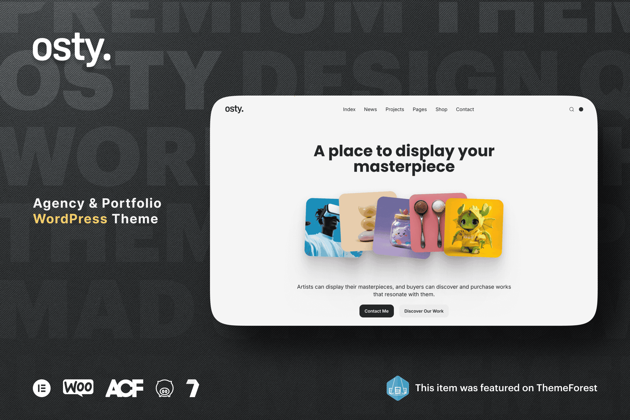Download Osty - Creative Agency and Portfolio Theme GPL WordPress Plugin