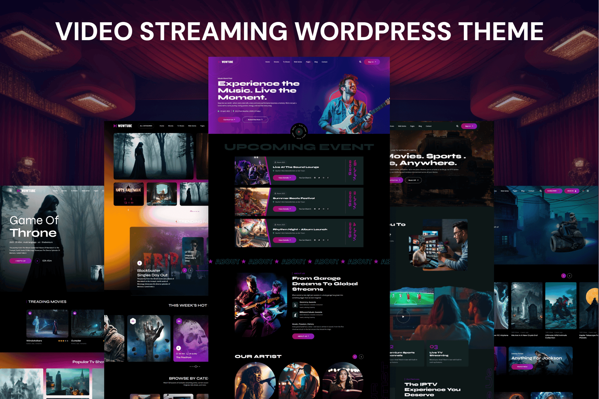 Download OTT Platform & Video Streaming WordPress Theme GPL WordPress Plugin