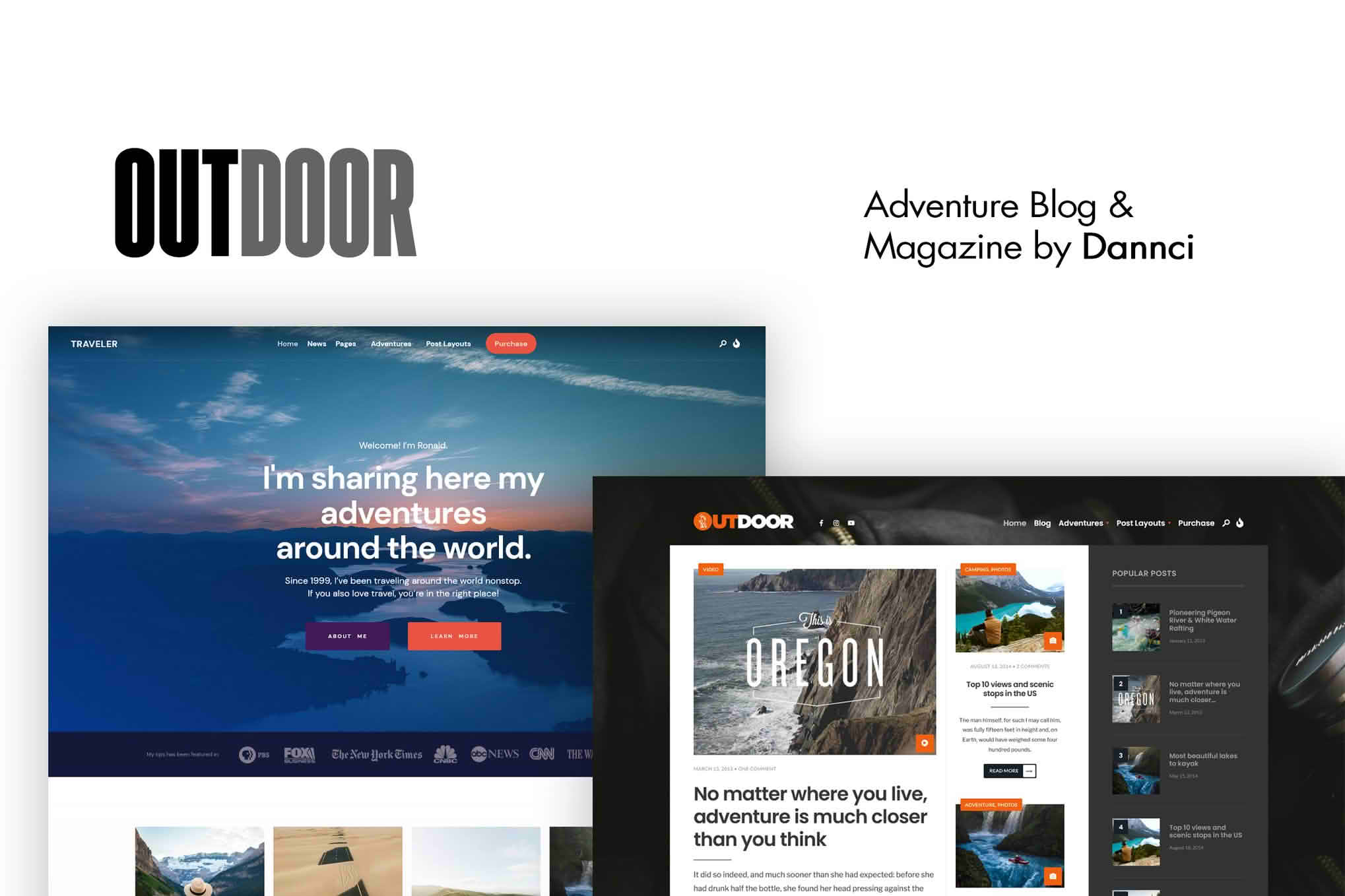 Download Outdoor - Responsive Adventure Blog and Magazine GPL WordPress Plugin