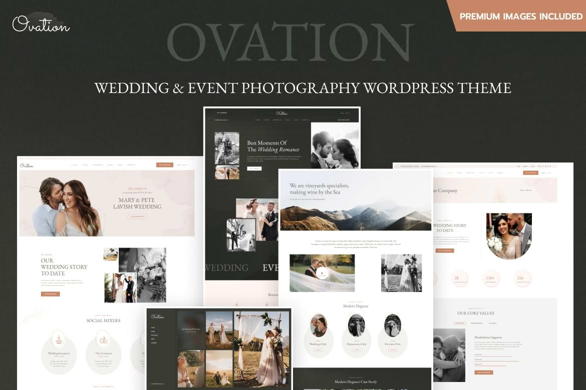 Download Ovation - Wedding & Event Photography WordPress Theme GPL WordPress Plugin
