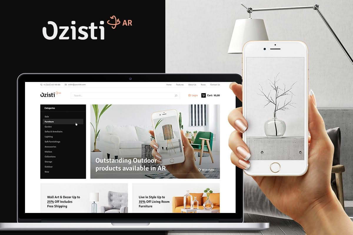 Download Ozisti | A Multi-Concept WooCommerce WordPress Theme Augmented Reality Store Ready GPL WordPress Plugin