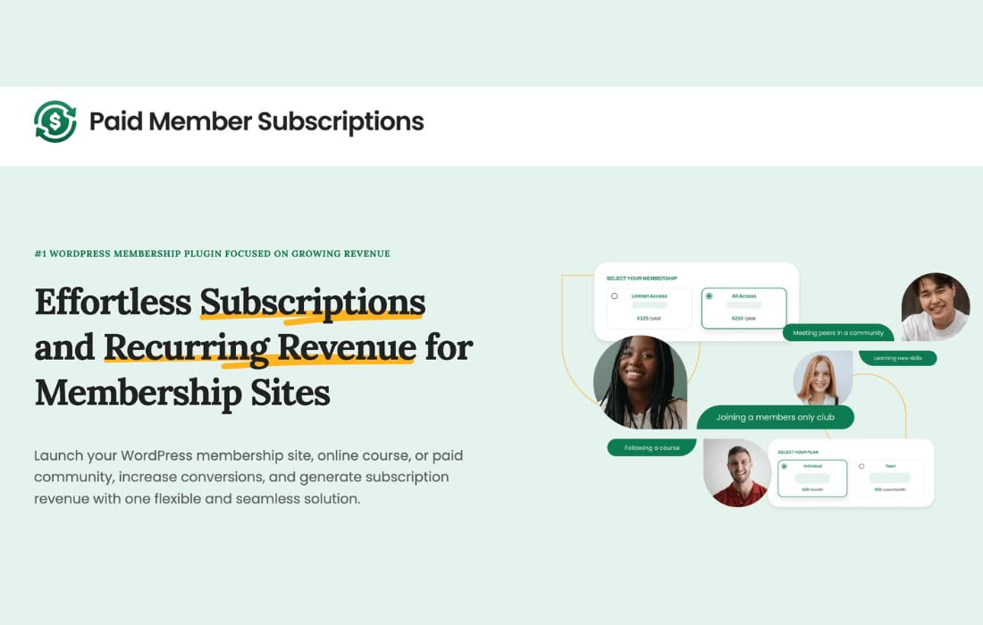 Download Paid Member Subscriptions Pro