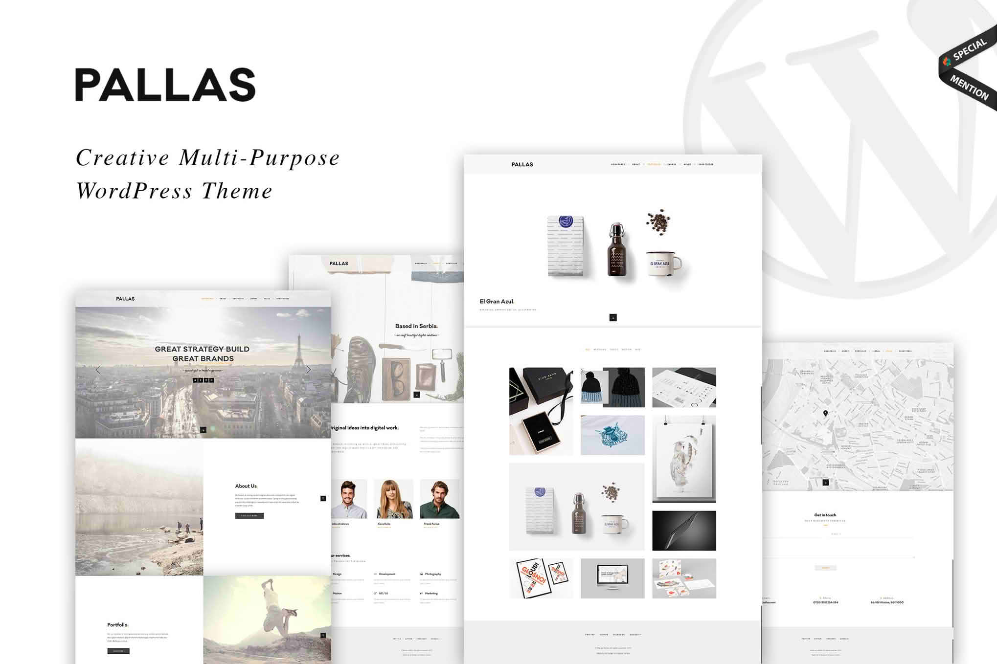 Download Pallas - Creative Multi-Purpose WordPress Theme GPL WordPress Plugin