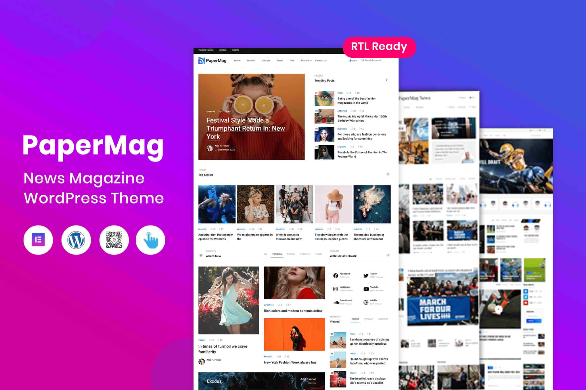 Download PaperMag - NewsPaper Magazine WordPress Theme GPL WordPress Plugin
