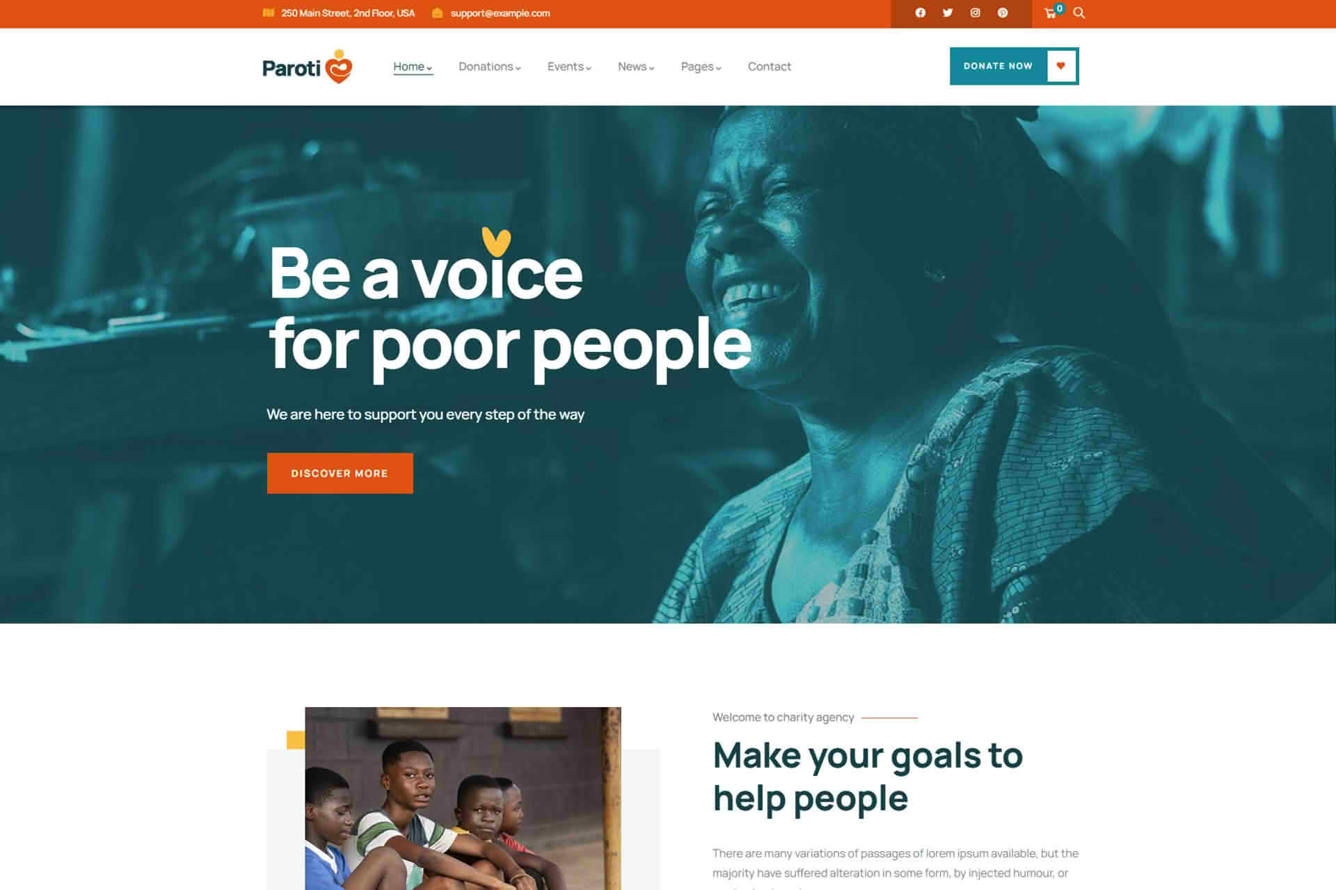 Download Paroti - Nonprofit Charity WordPress Theme GPL WordPress Plugin