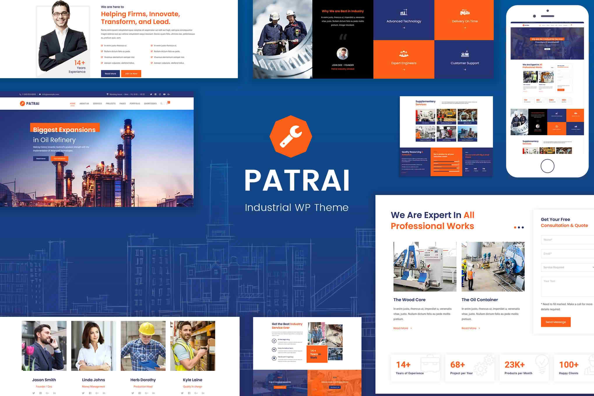 Patrai Industry - Industrial WordPress Theme
