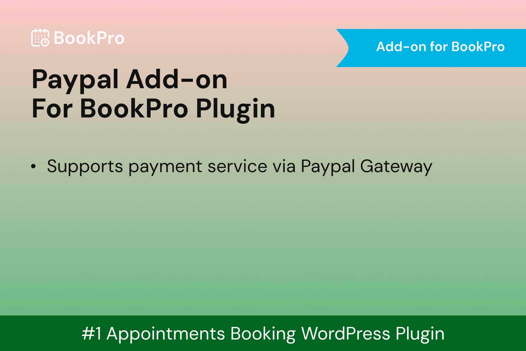 Download PayPal Payments Standard Add-on for BookPro Plugin
