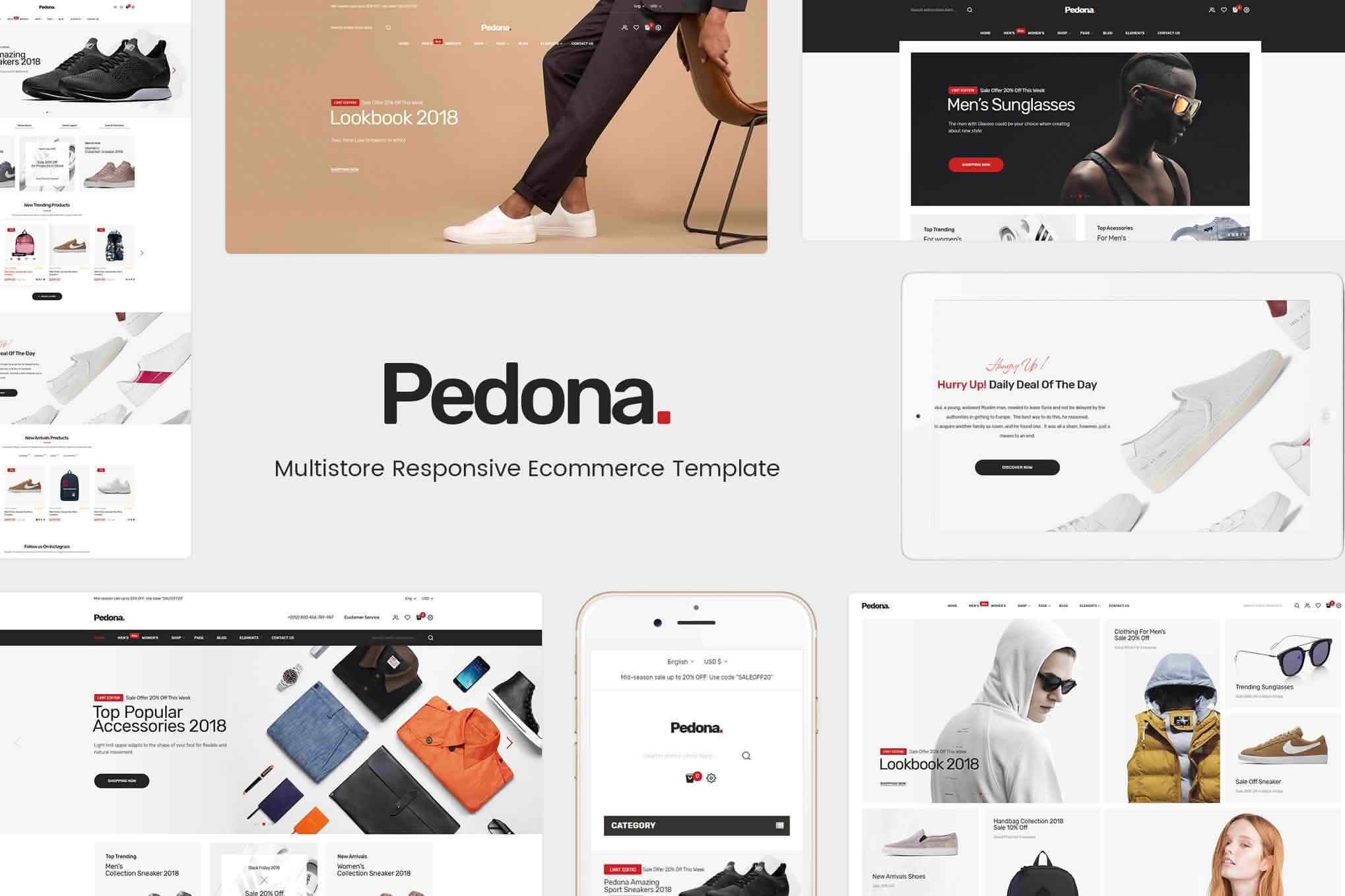 Download Pedona - Fashion & Sport Theme for WooCommerce WordPress GPL WordPress Plugin