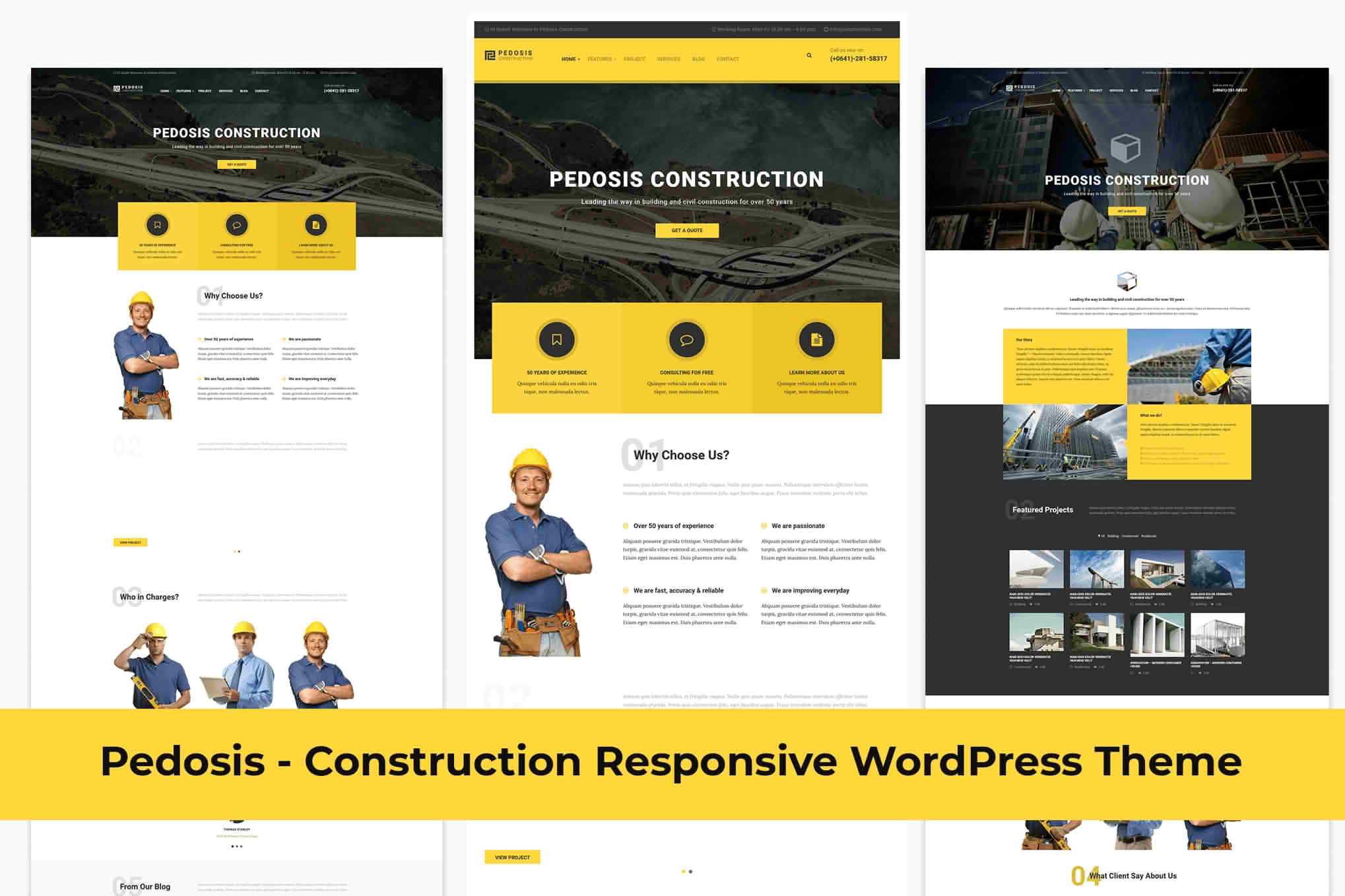 Download Pedosis - Construction Responsive WordPress Theme GPL WordPress Plugin