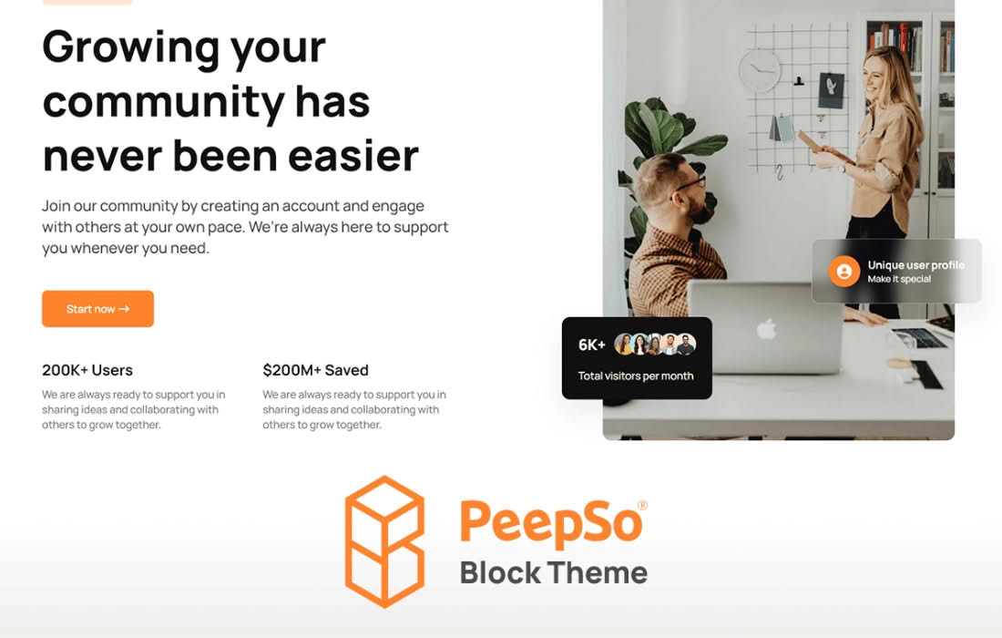 Download PeepSo Block Theme