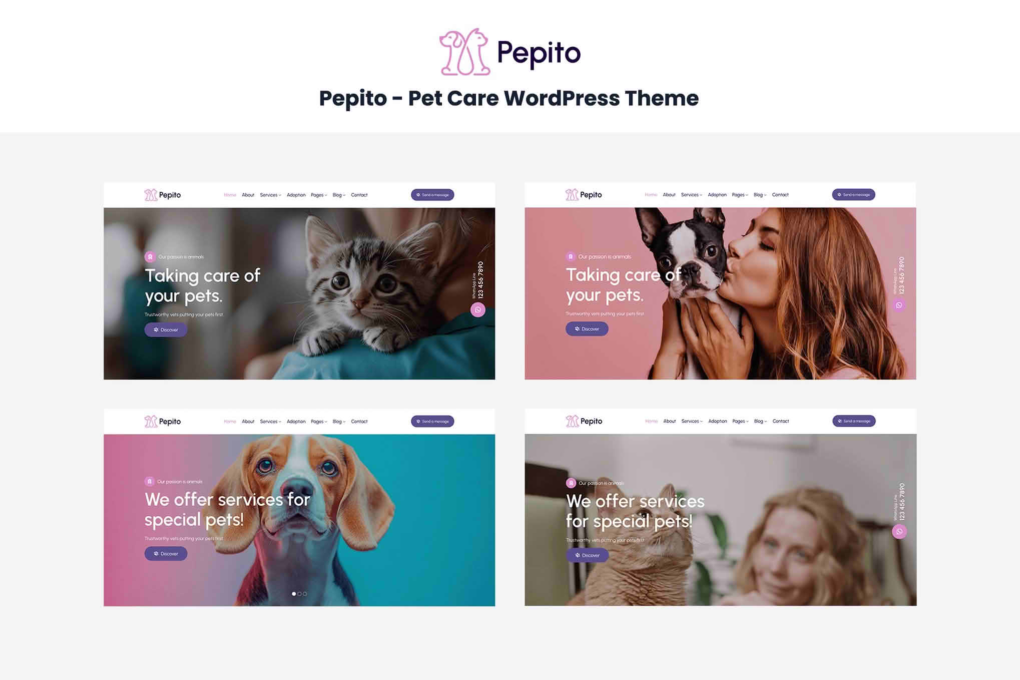 Download Pepito - Pet Care WordPress Theme GPL WordPress Plugin