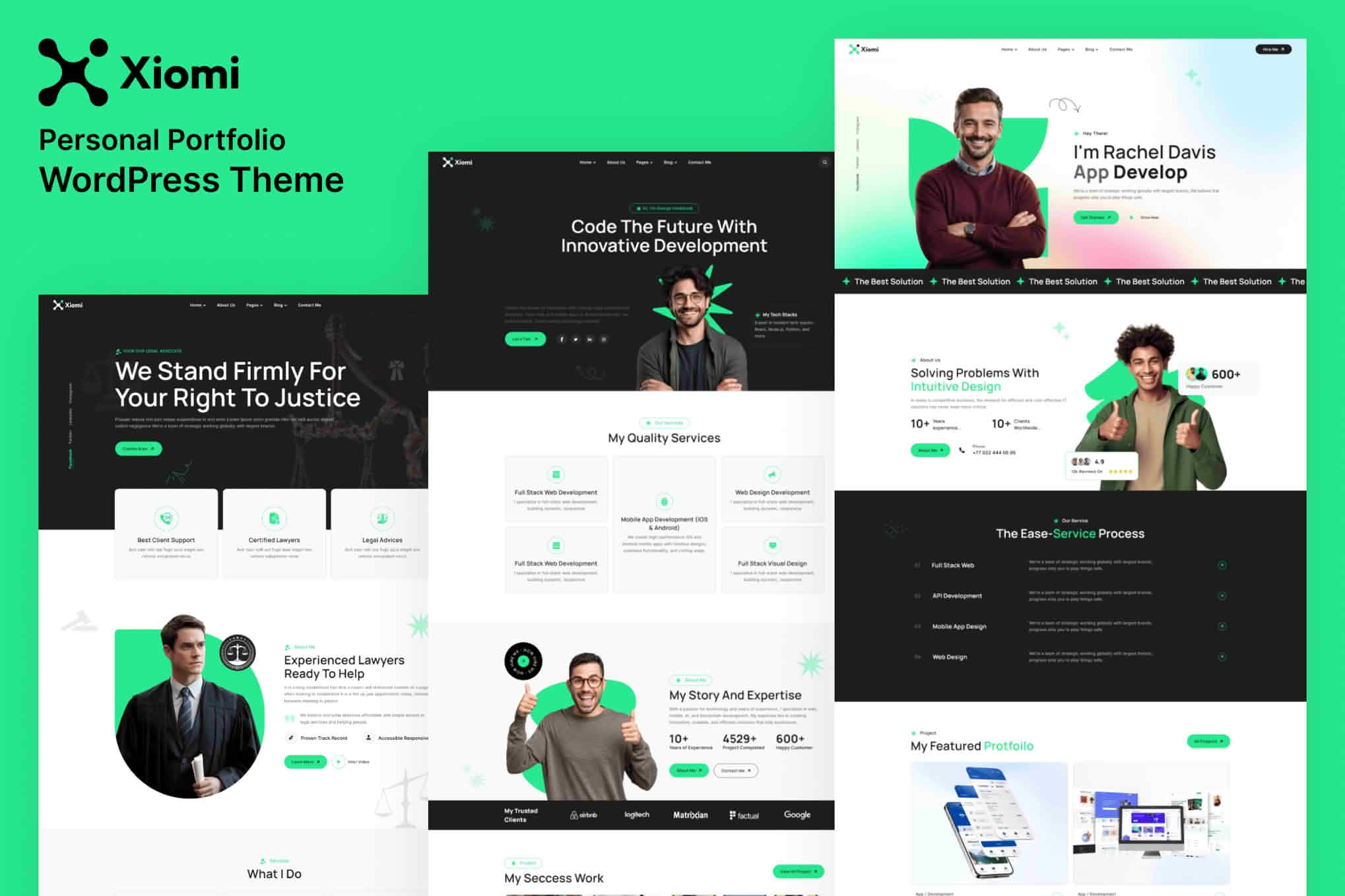 Xiomi - Personal Portfolio WordPress Theme
