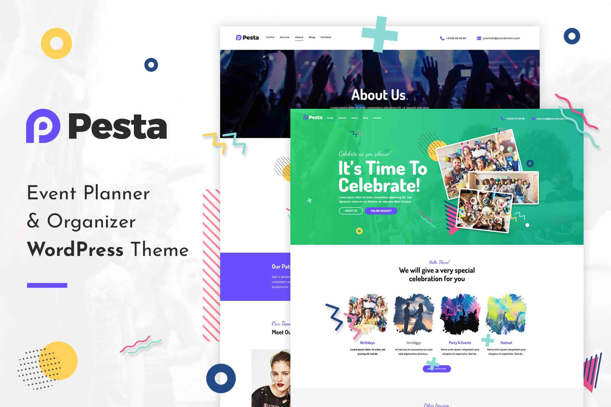 Download Pesta | Event Planner & Organizer WordPress Theme GPL WordPress Plugin