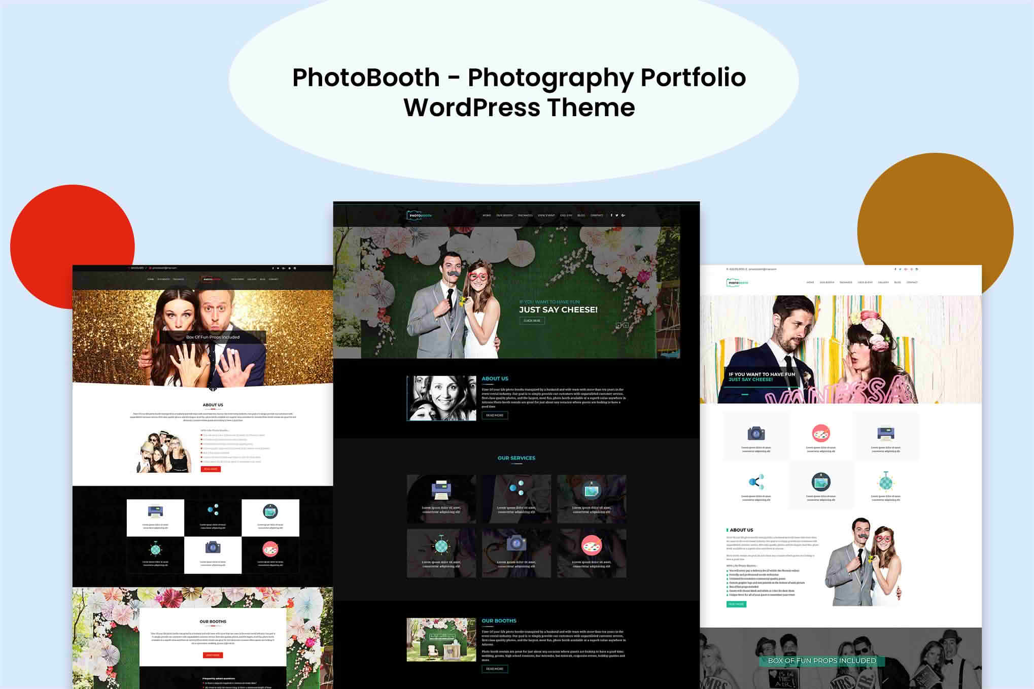 Download Photobooth - Photography Portfolio WordPress Theme GPL WordPress Plugin