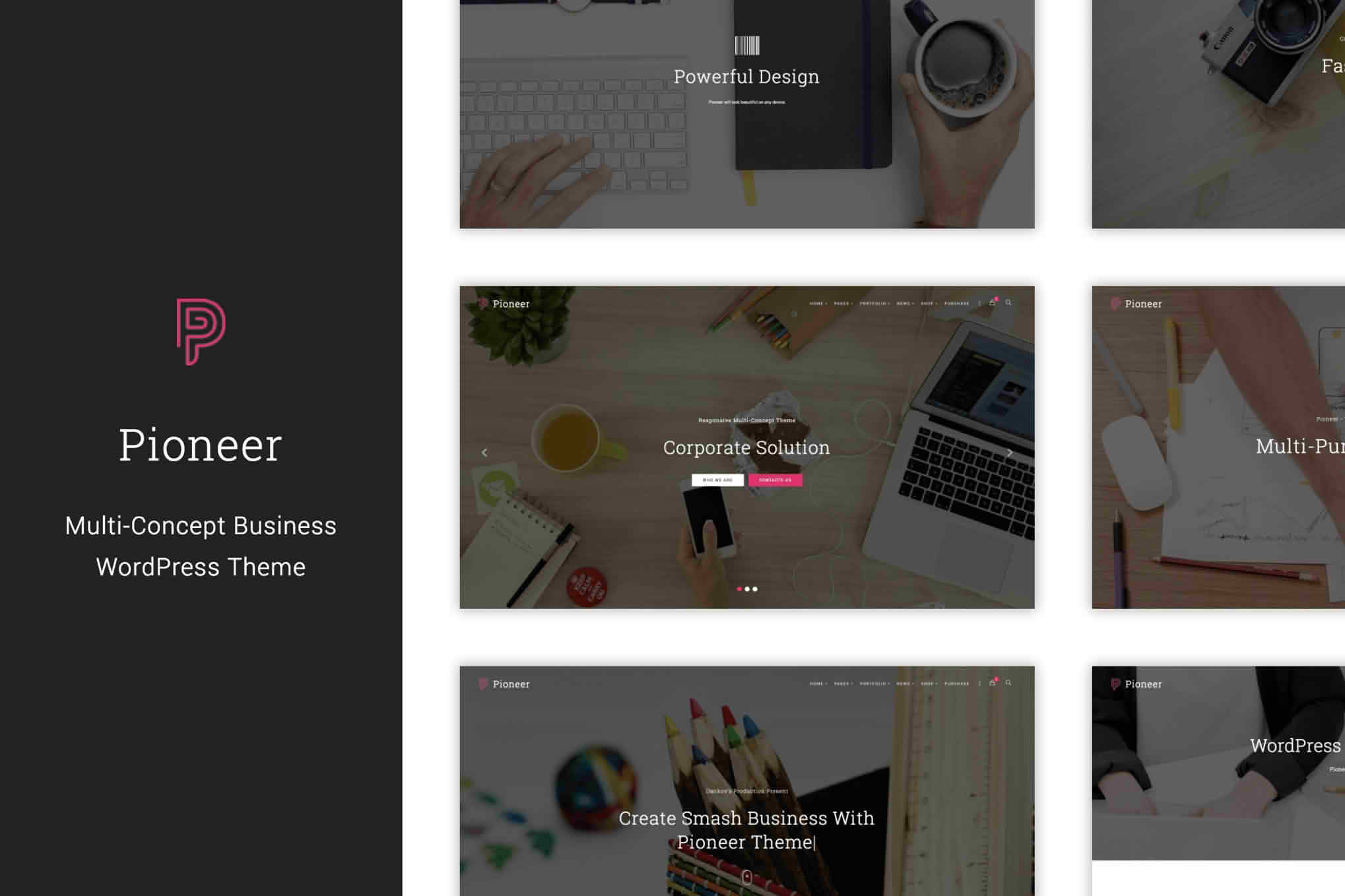 Download Pioneer - Multi-Concept Corporate WordPress Theme GPL WordPress Plugin