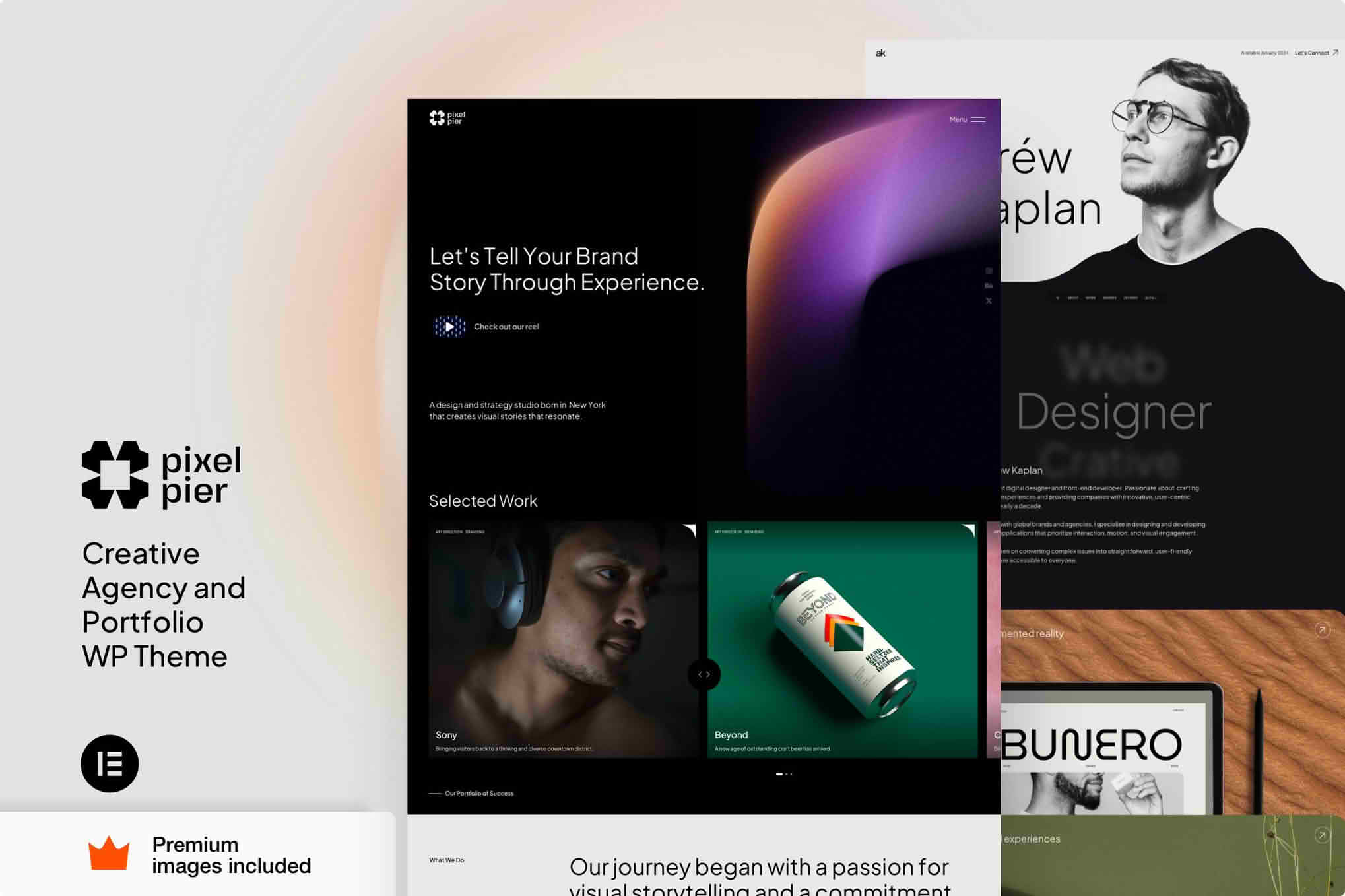 Download Pixelpiernyc - Portfolio Creative Agency Freelancer WordPress Theme GPL WordPress Plugin