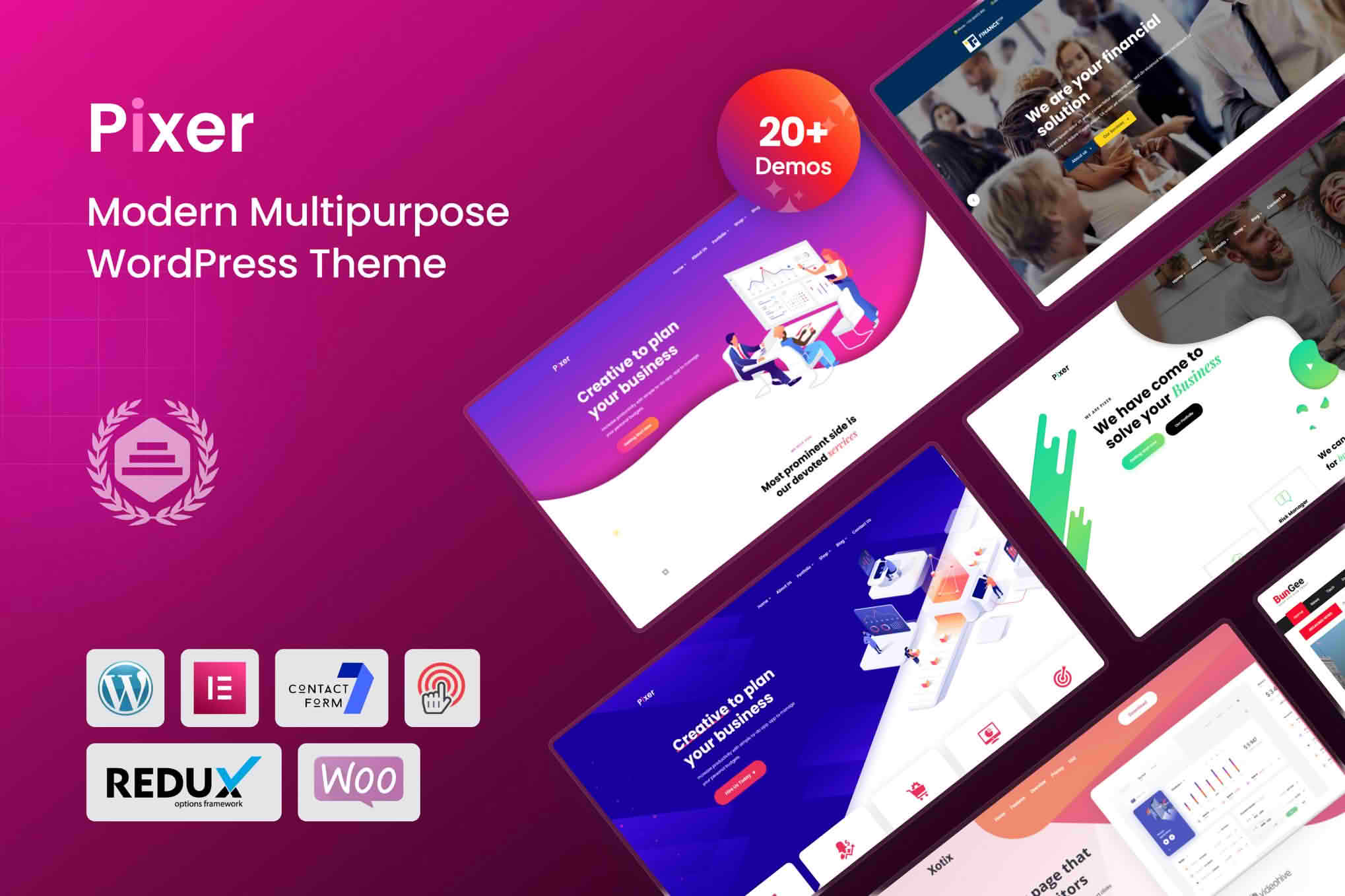 Download Pixer - Digital Agency WordPress GPL WordPress Plugin